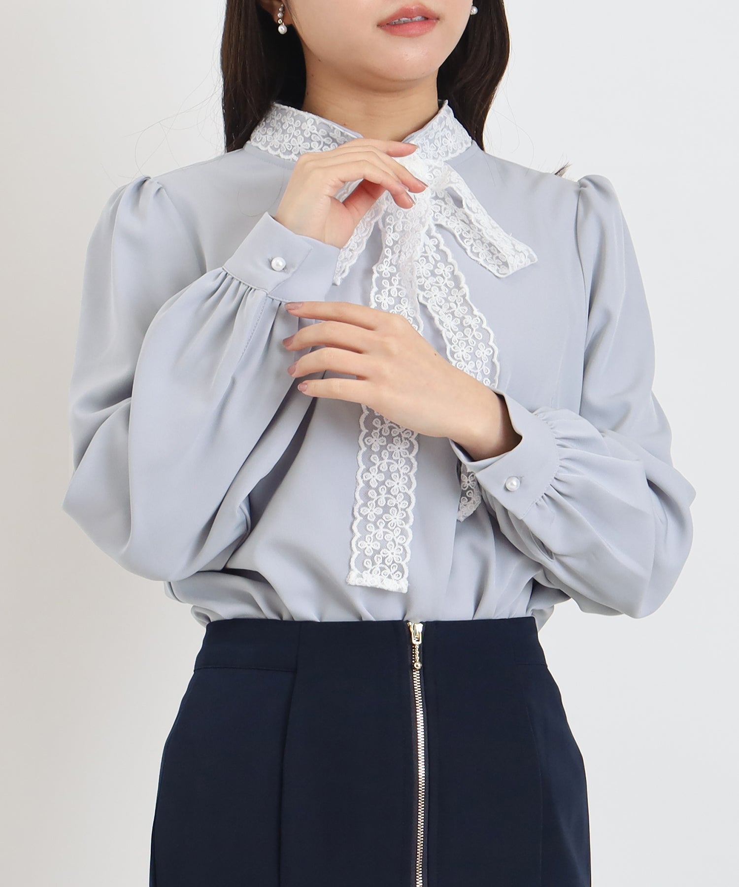 ダスティーブルー　MODEL:156　着用サイズ：M