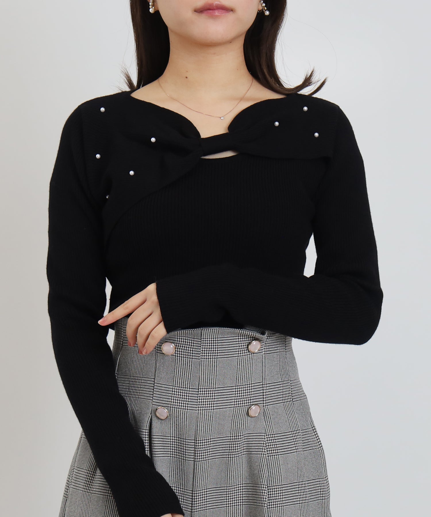 ブラック　model:156cm  着用サイズ：M