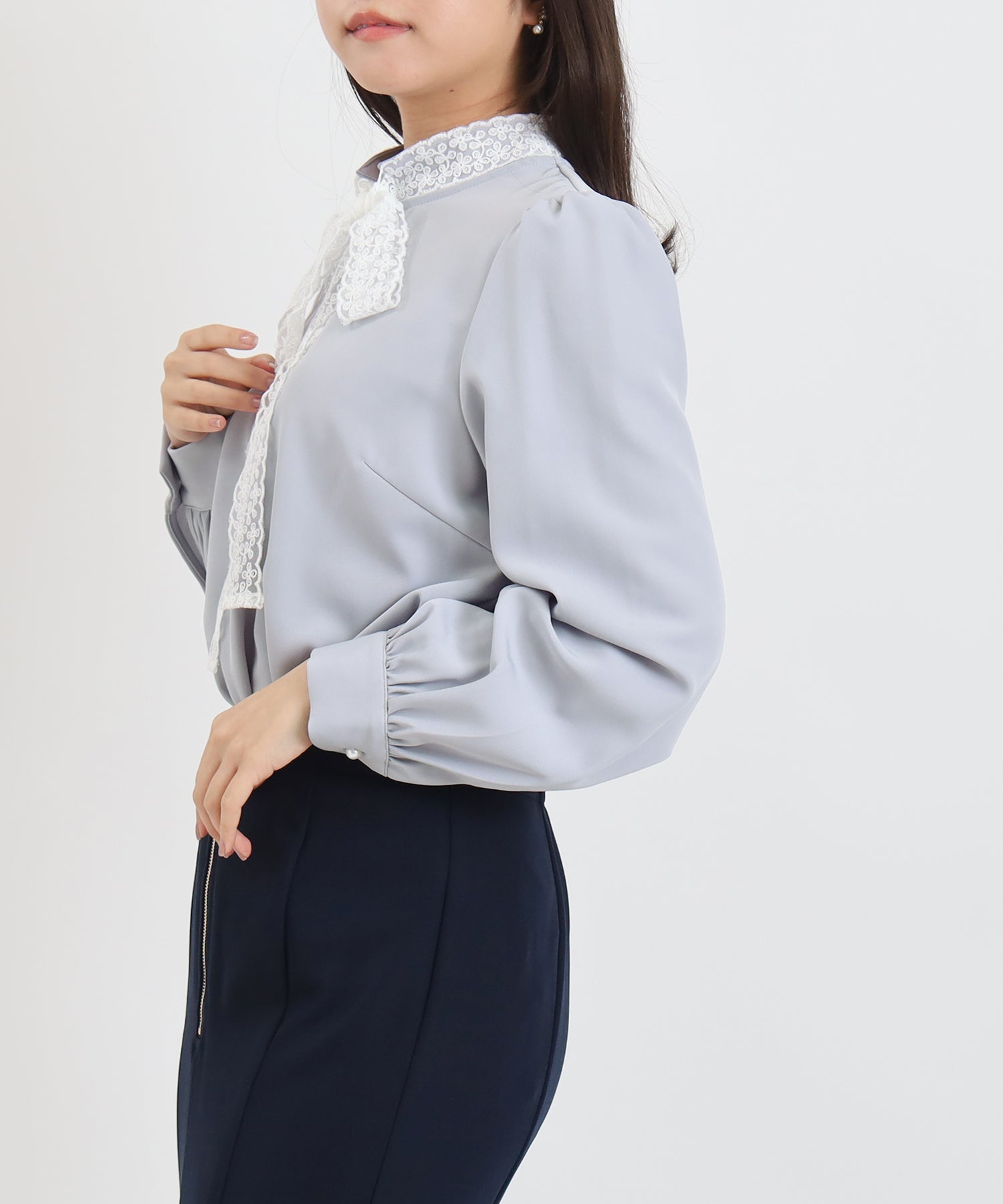 ダスティーブルー　MODEL:156　着用サイズ：M