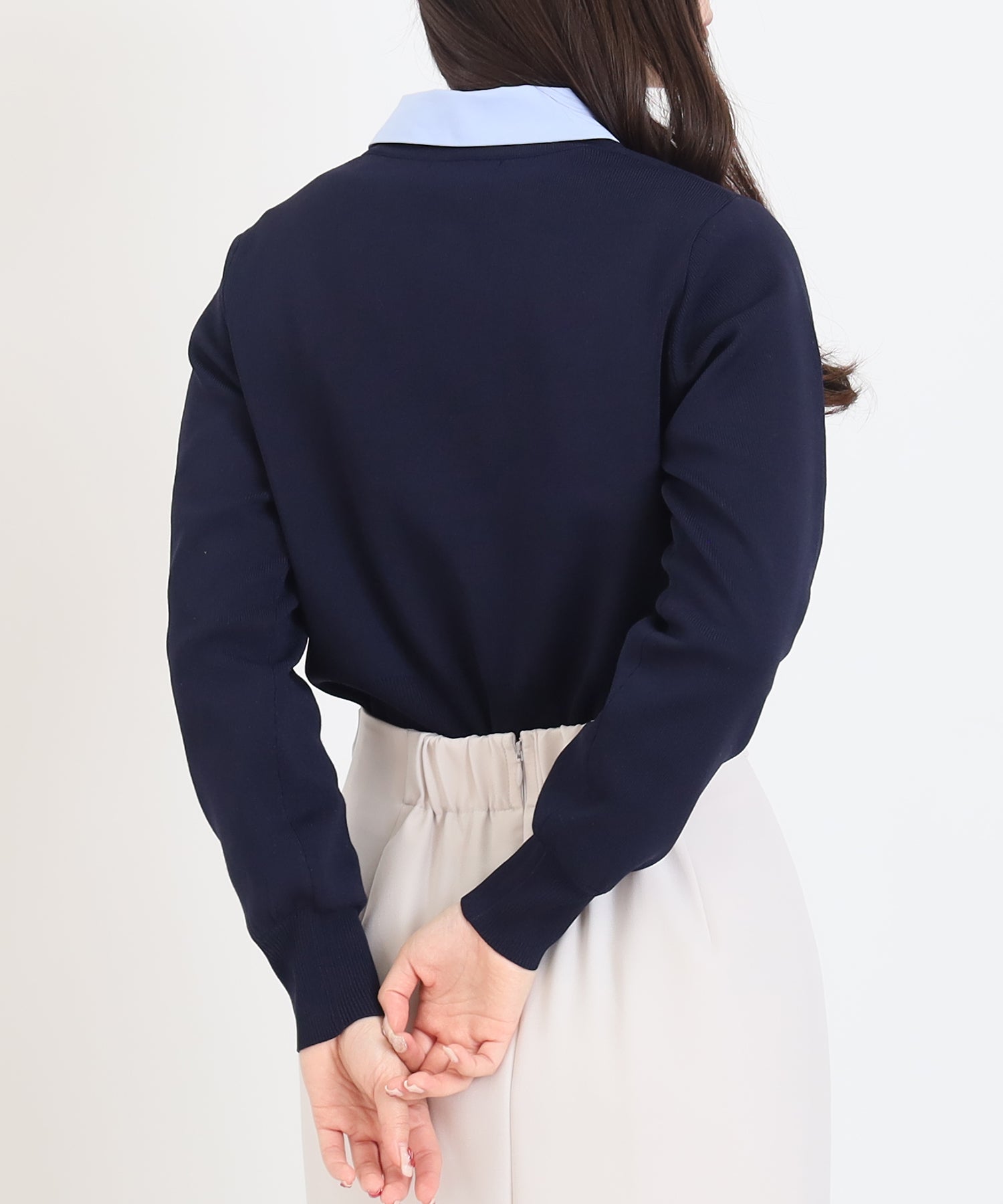 ネイビー　model：160　着用サイズ：M