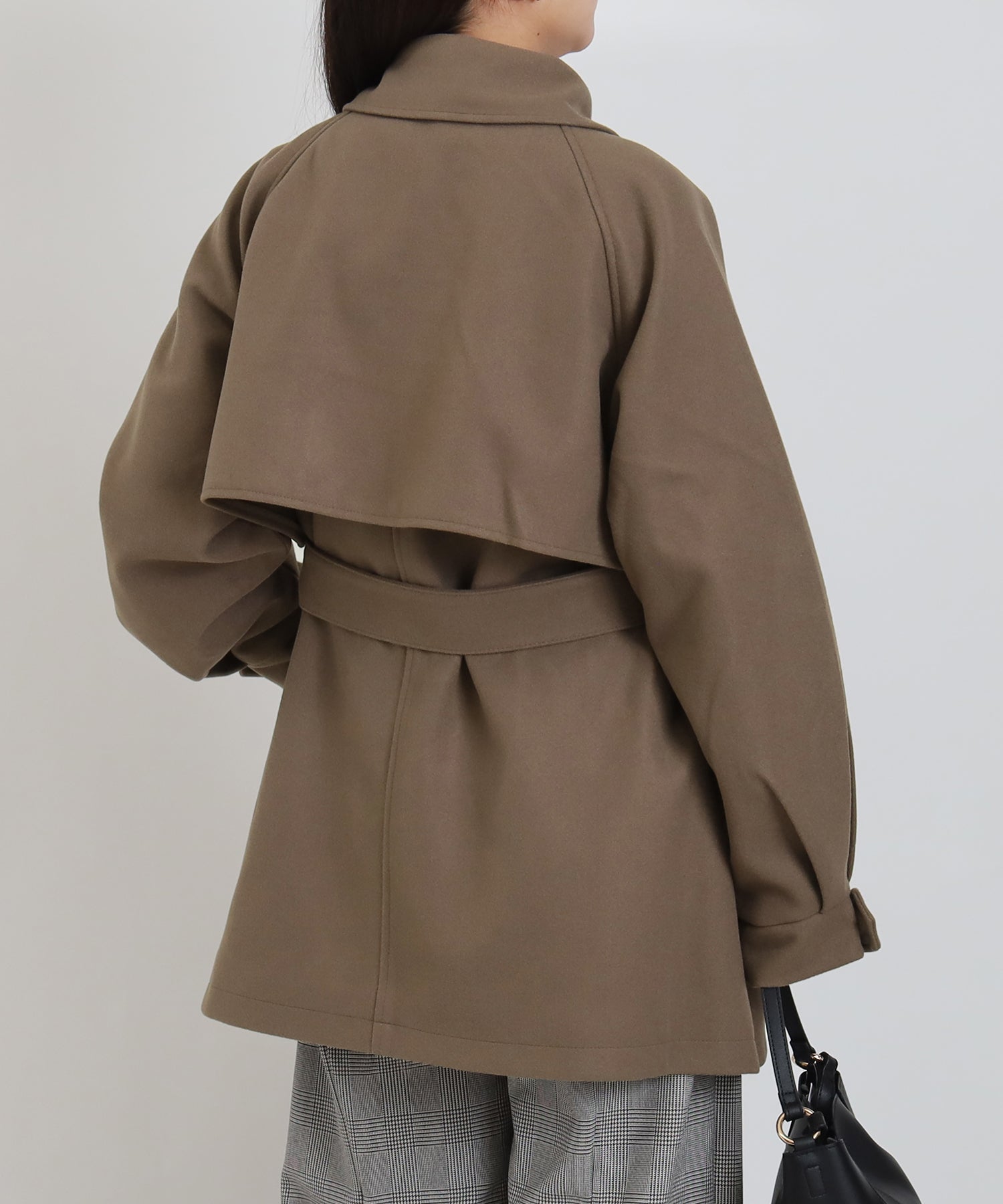 ブラウン　model:156cm  着用サイズ：M