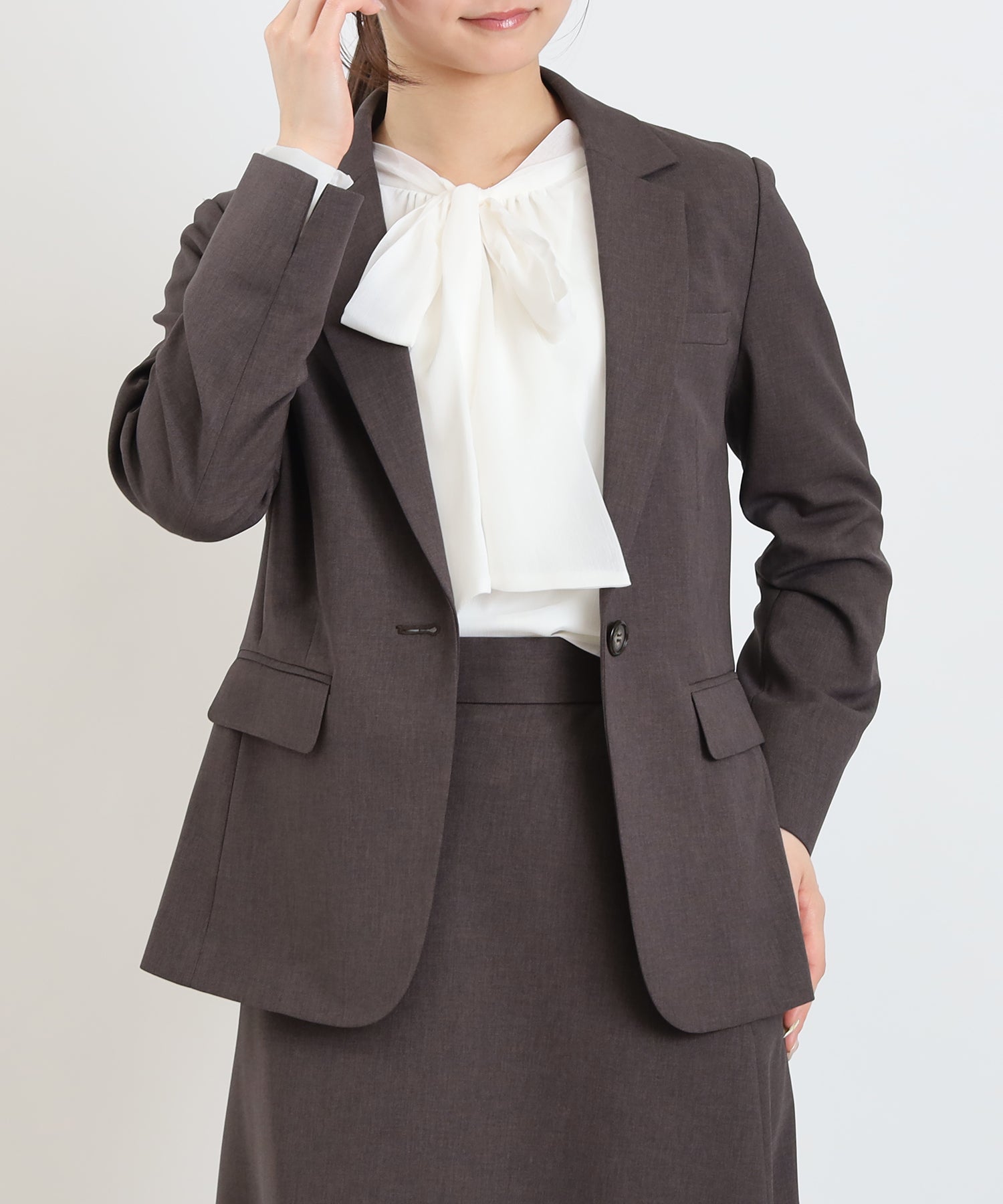 ブラウン  model:160cm  着用サイズ：M