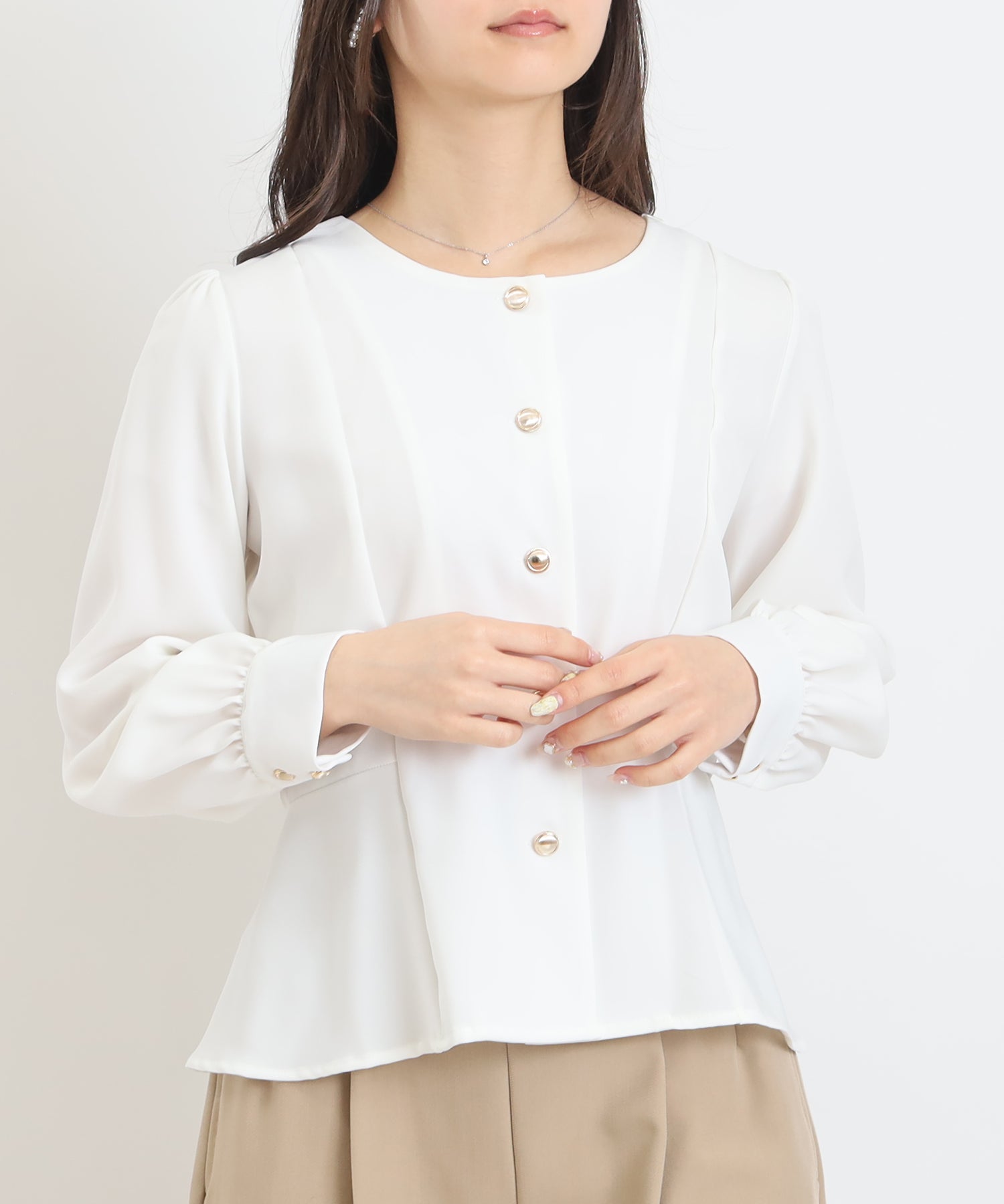 ホワイト　model:160cm   着用サイズ：M