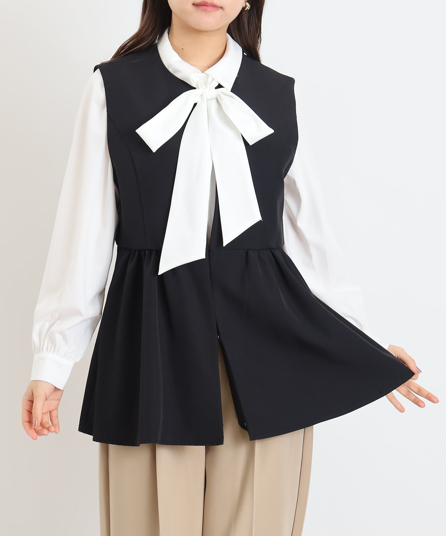 ブラック　model:156cm   着用サイズ：M 