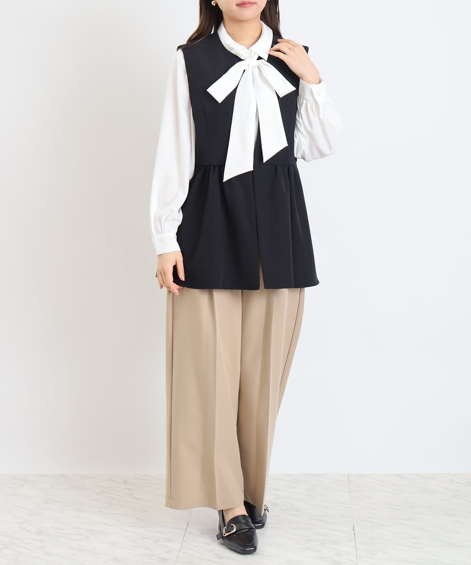 ブラック　model:156cm   着用サイズ：M