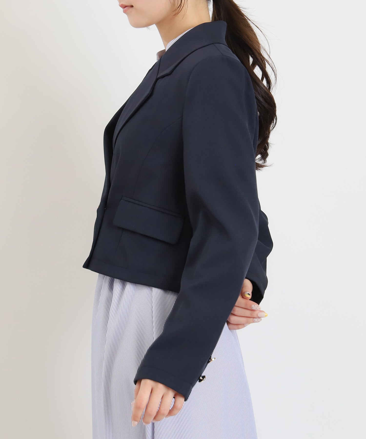 ネイビー　model：160　着用サイズ：M