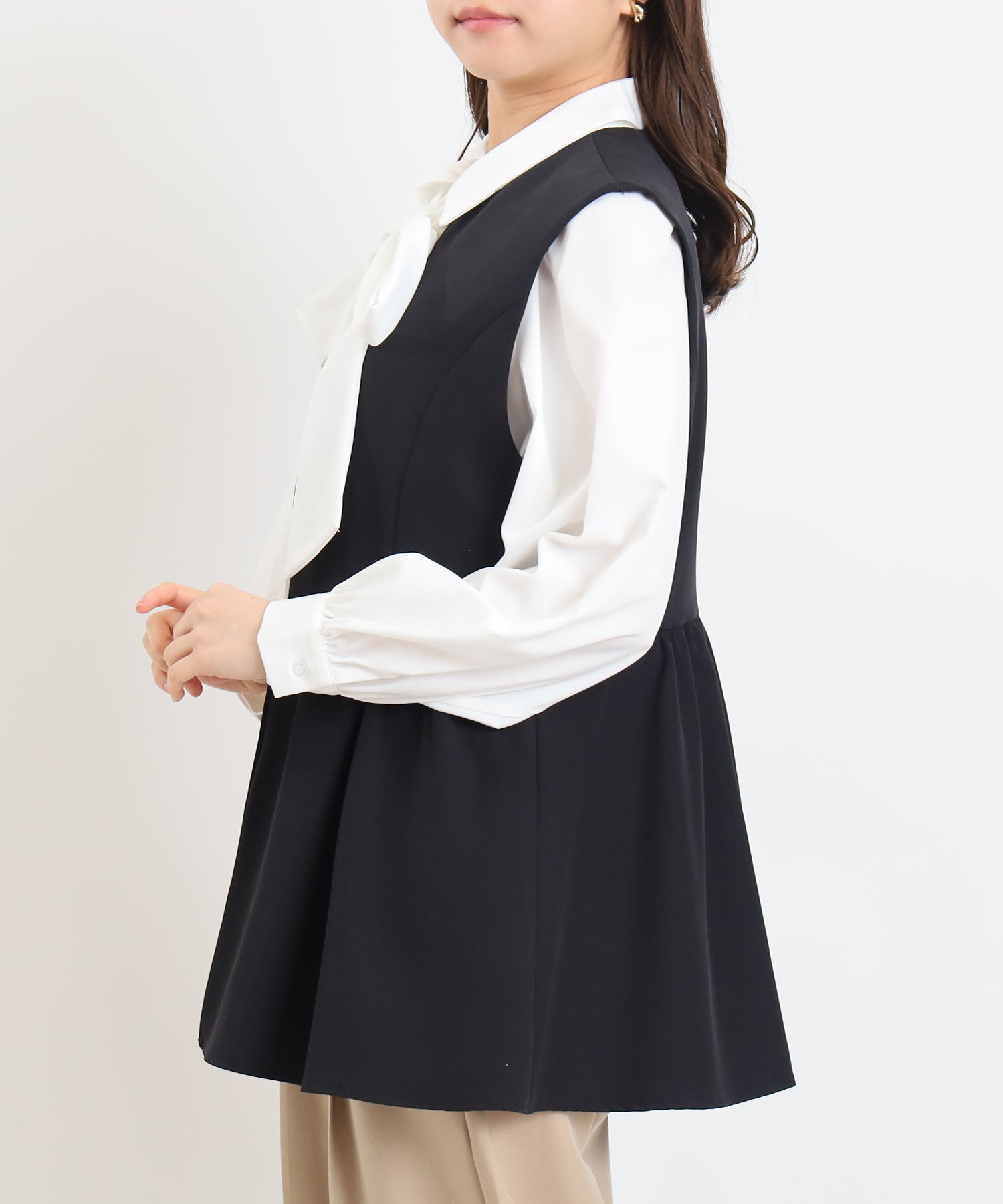 ブラック　model:156cm   着用サイズ：M