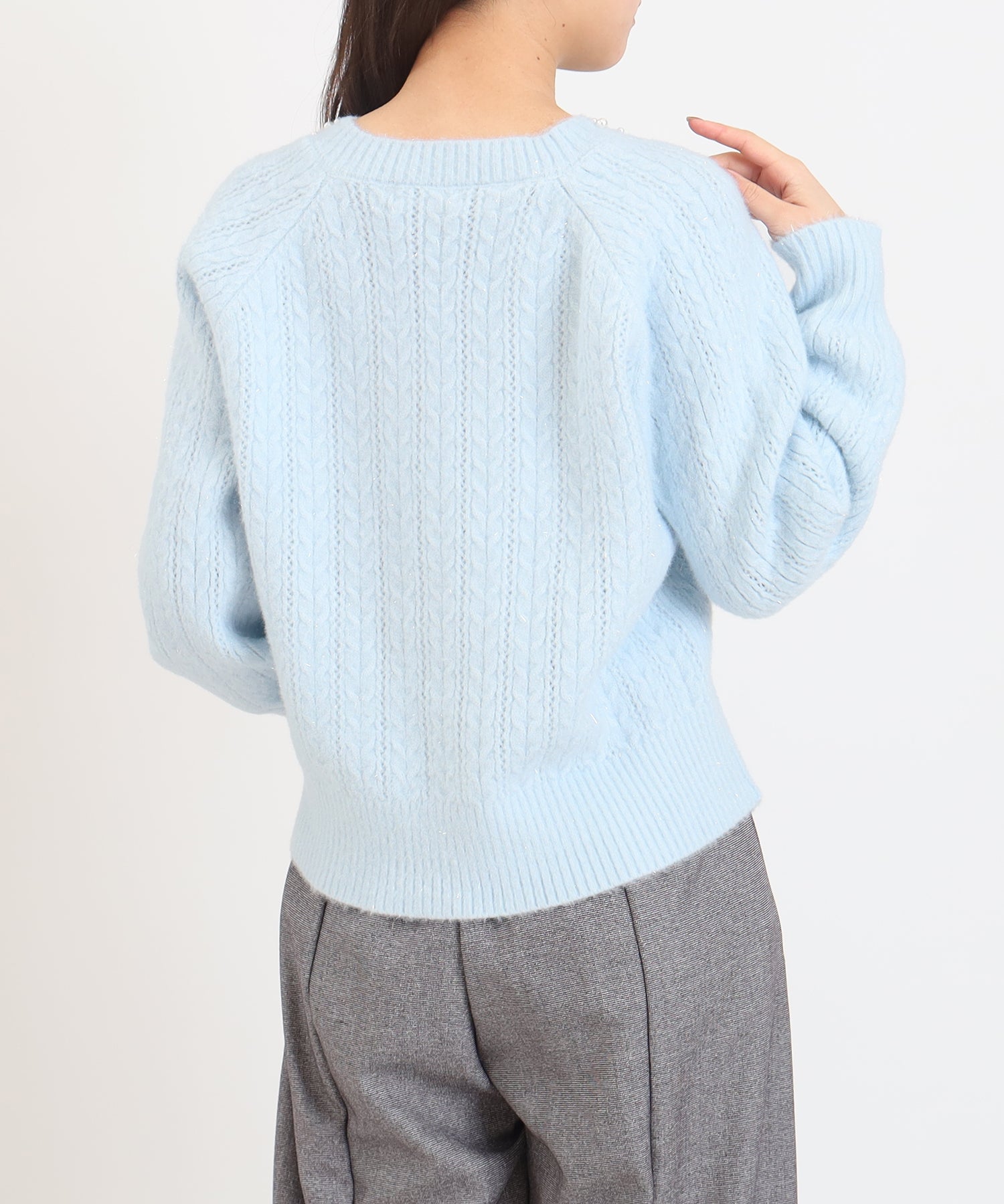 ブルー　model:156cm  着用サイズ：M