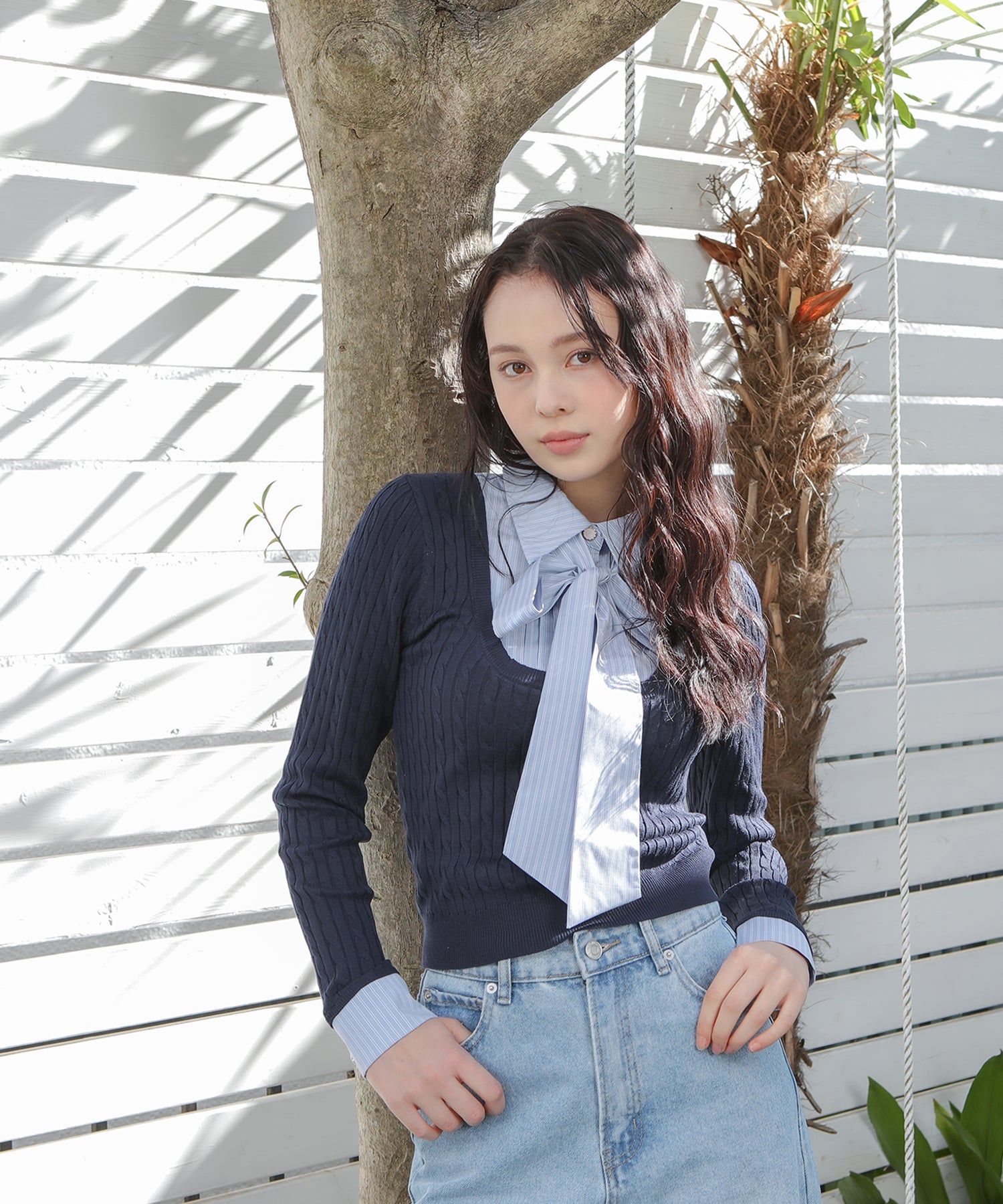 ネイビー　model：171㎝　着用サイズ：M