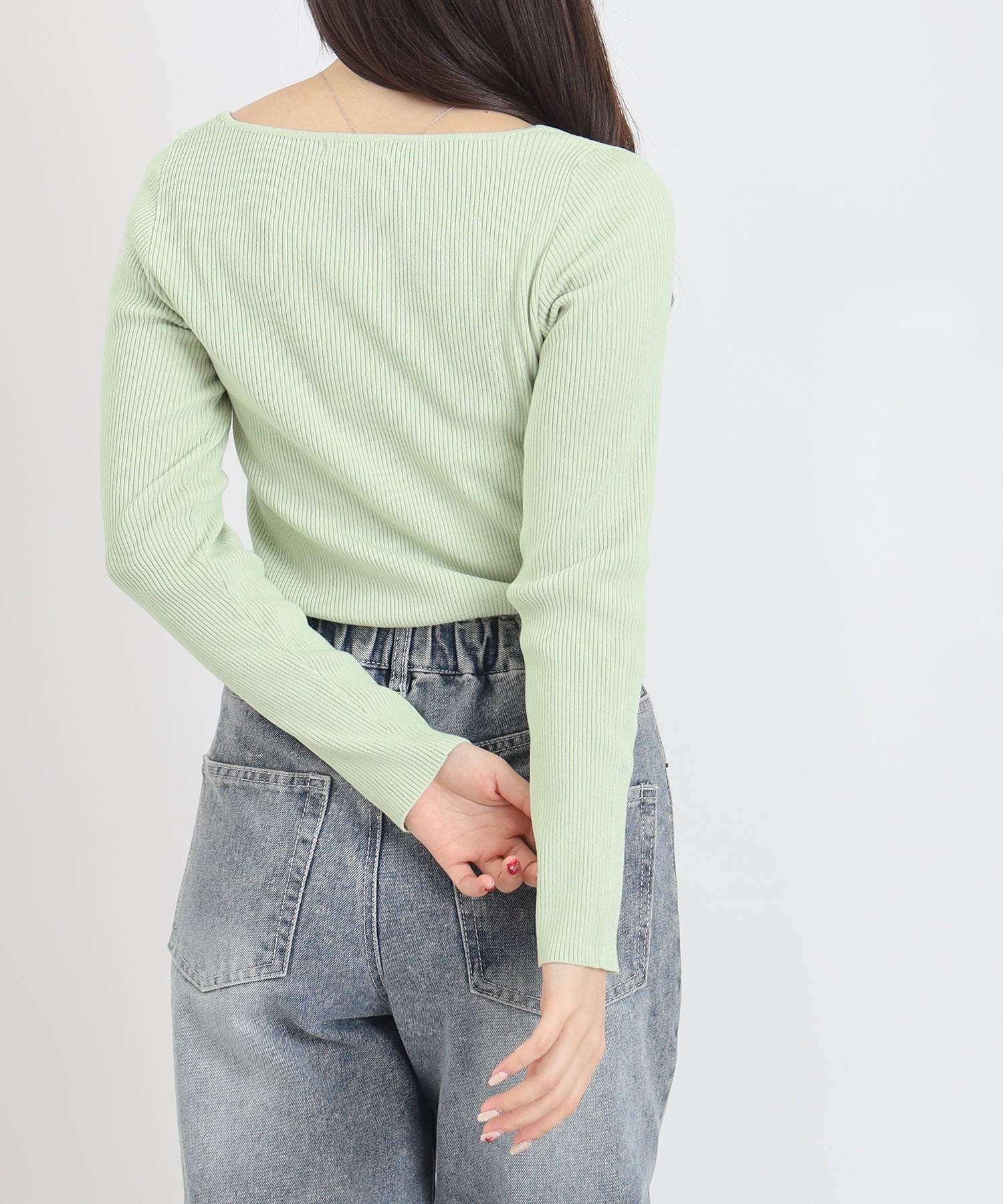 ミント　model:160 　着用サイズ：M