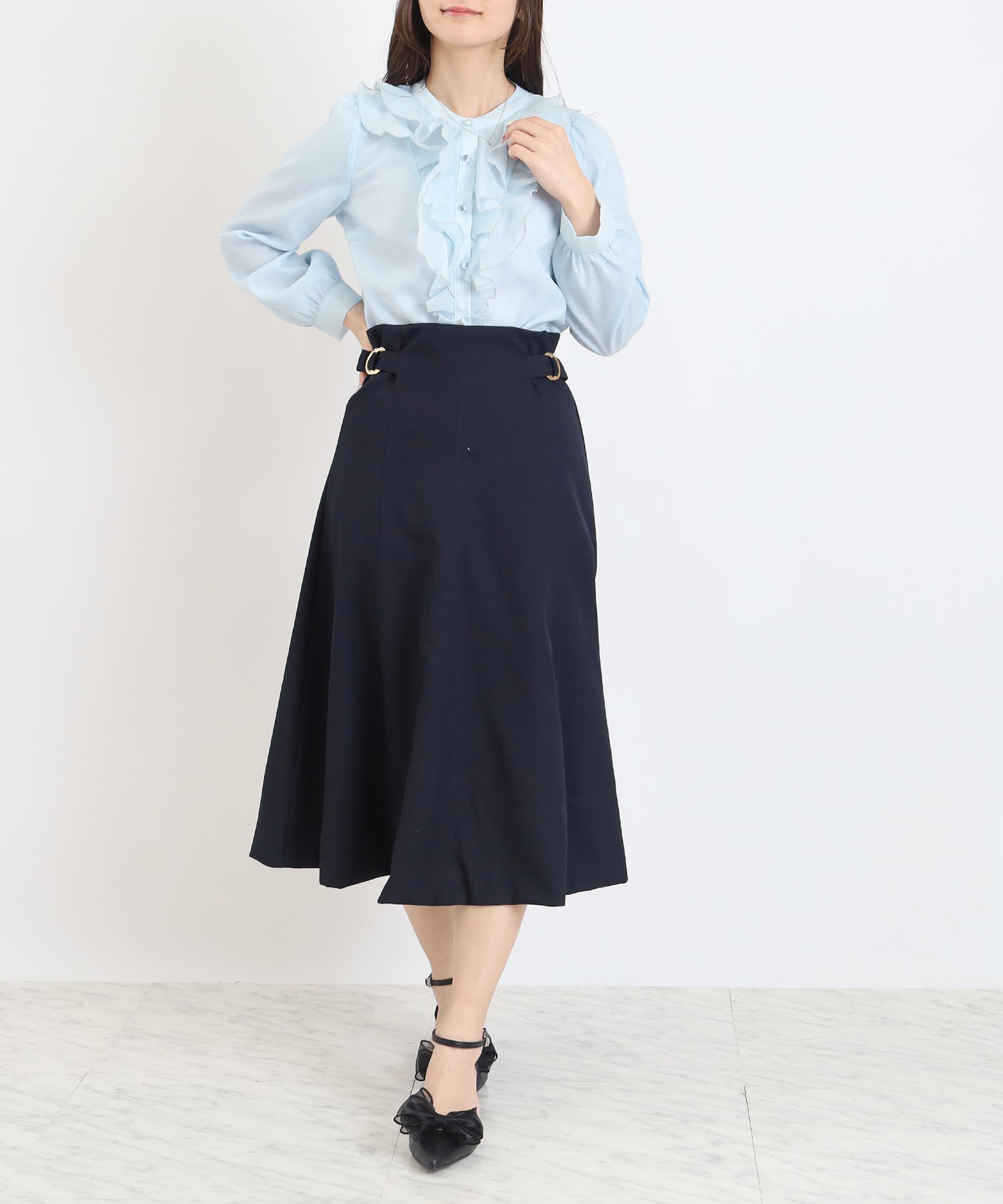 ネイビー　model：160　着用サイズ：M