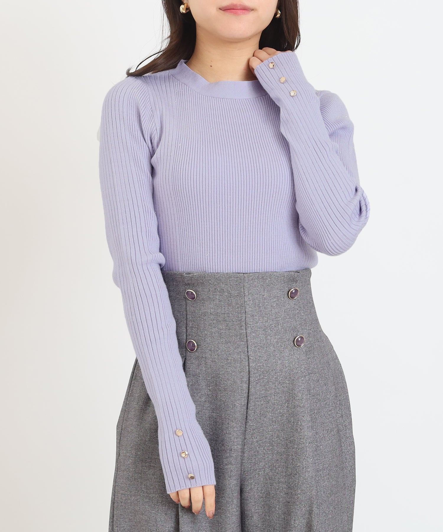 ラベンダー　model：156　着用サイズ：M