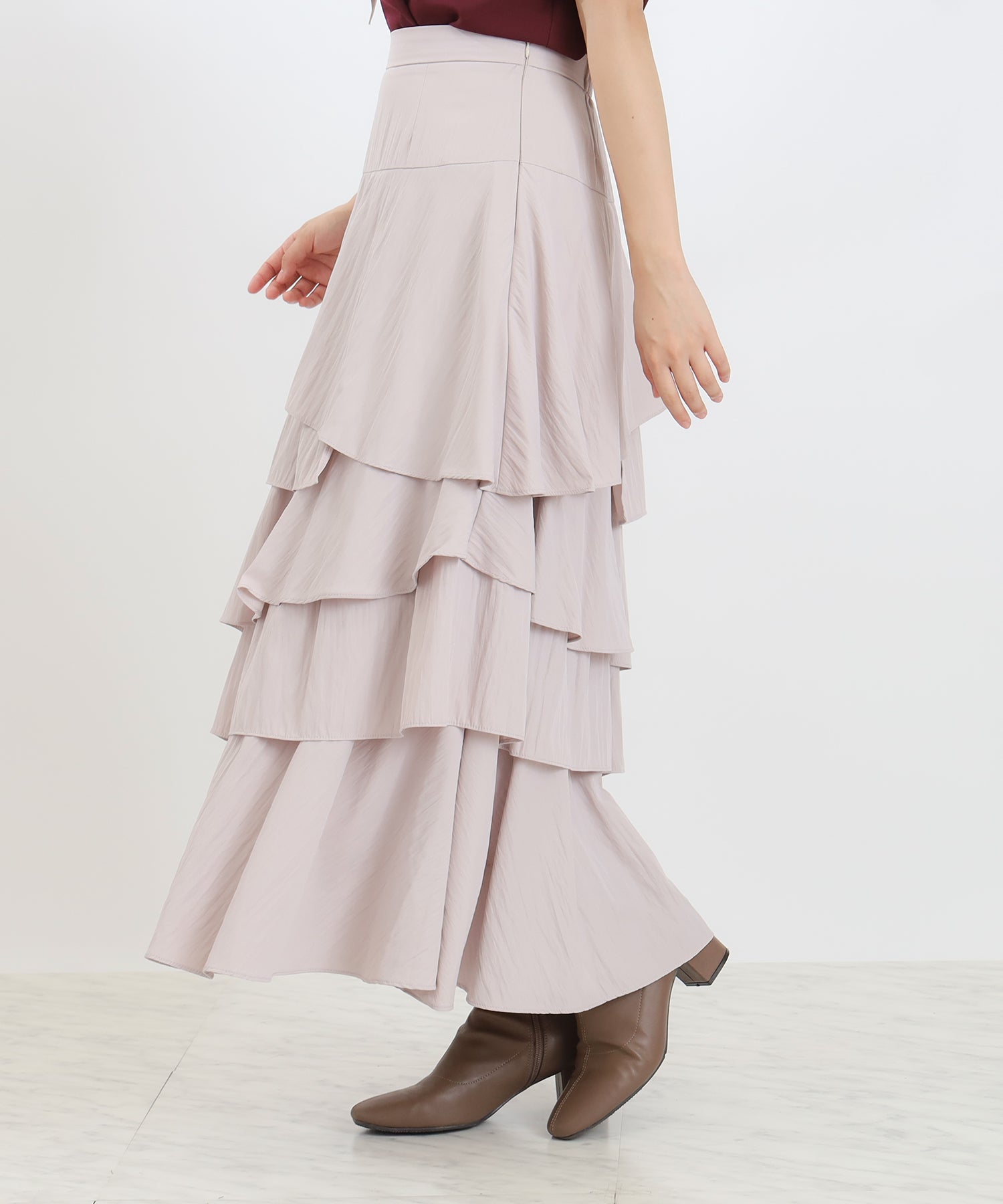 ピンクベージュ　model：156　着用サイズ：Ｓ