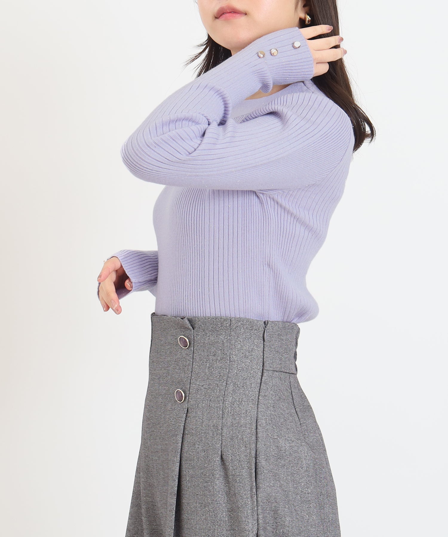 ラベンダー　model：156　着用サイズ：M