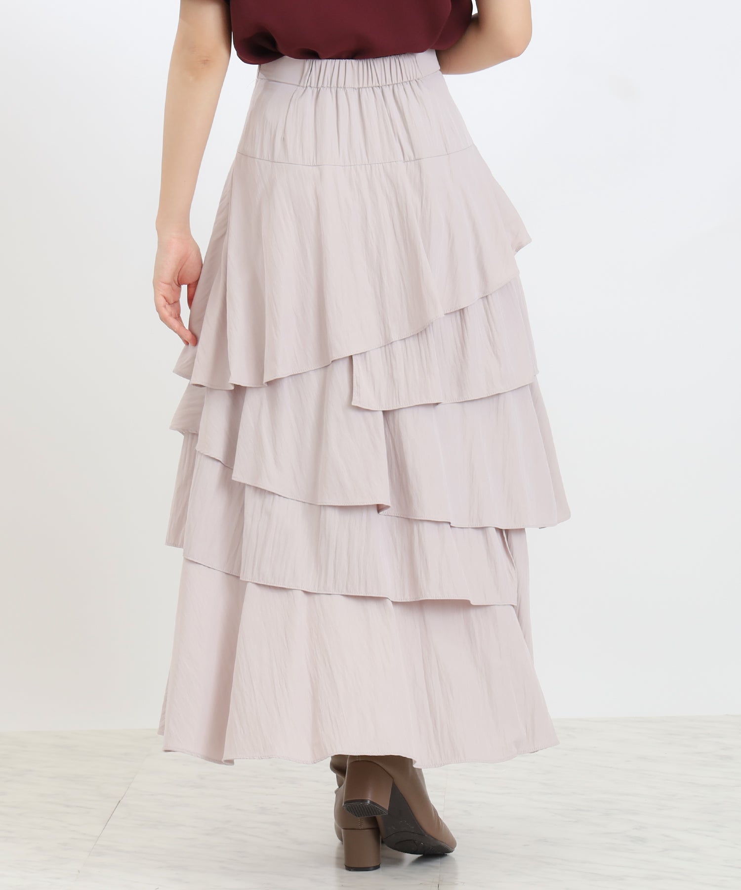 ピンクベージュ　model：156　着用サイズ：Ｓ