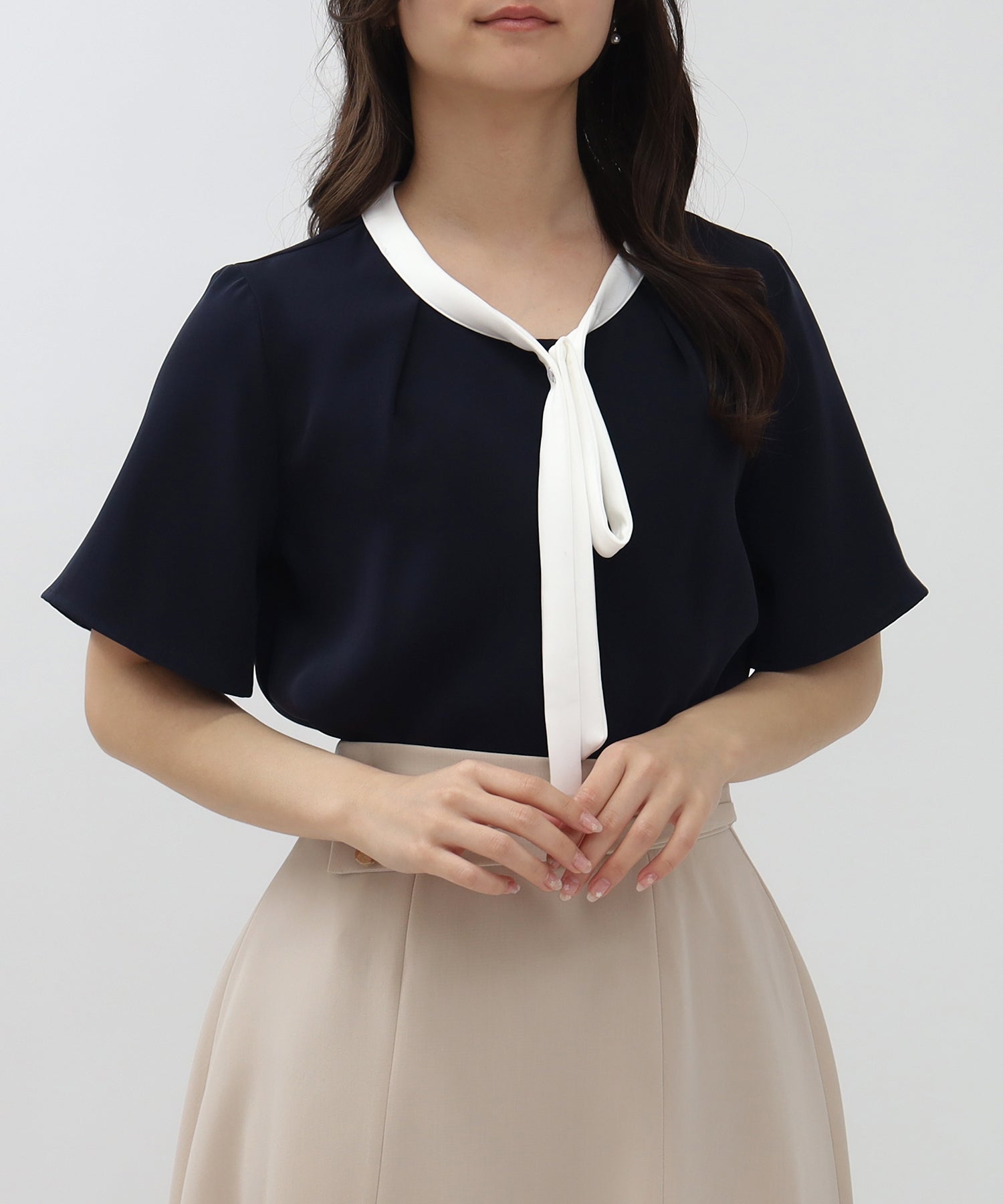 ネイビー　model:160cm  着用サイズ：M