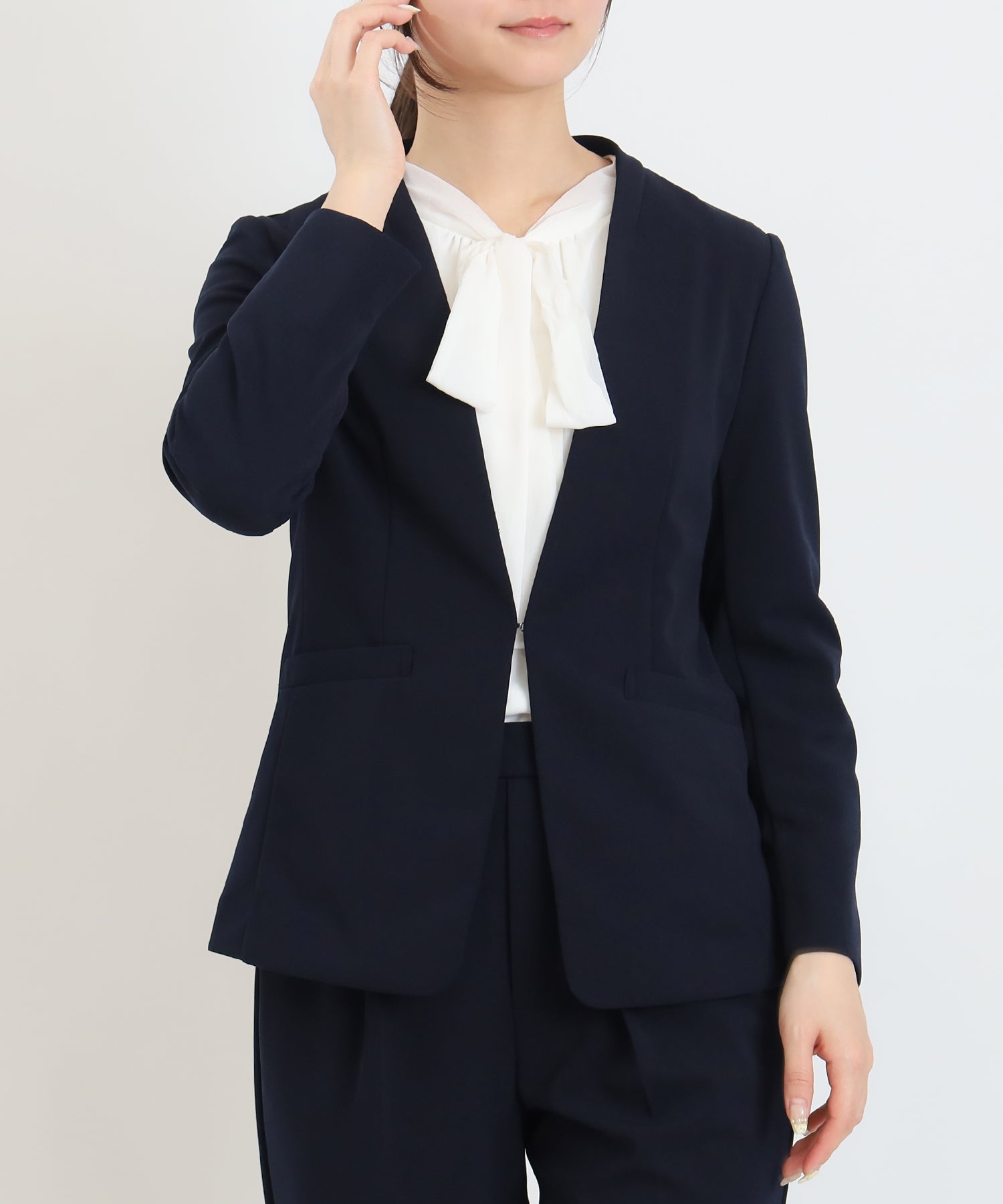 ネイビー　model：160　着用サイズ：M