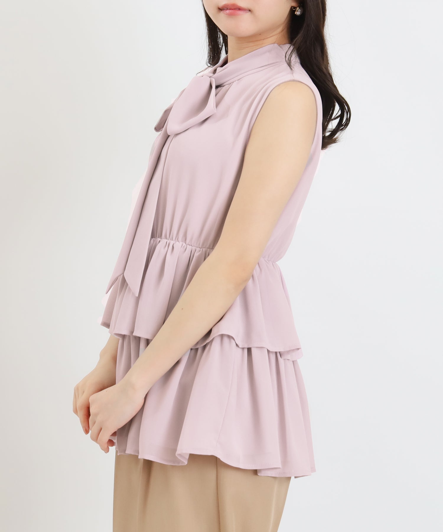 ラベンダー　model:156cm  着用サイズ：M