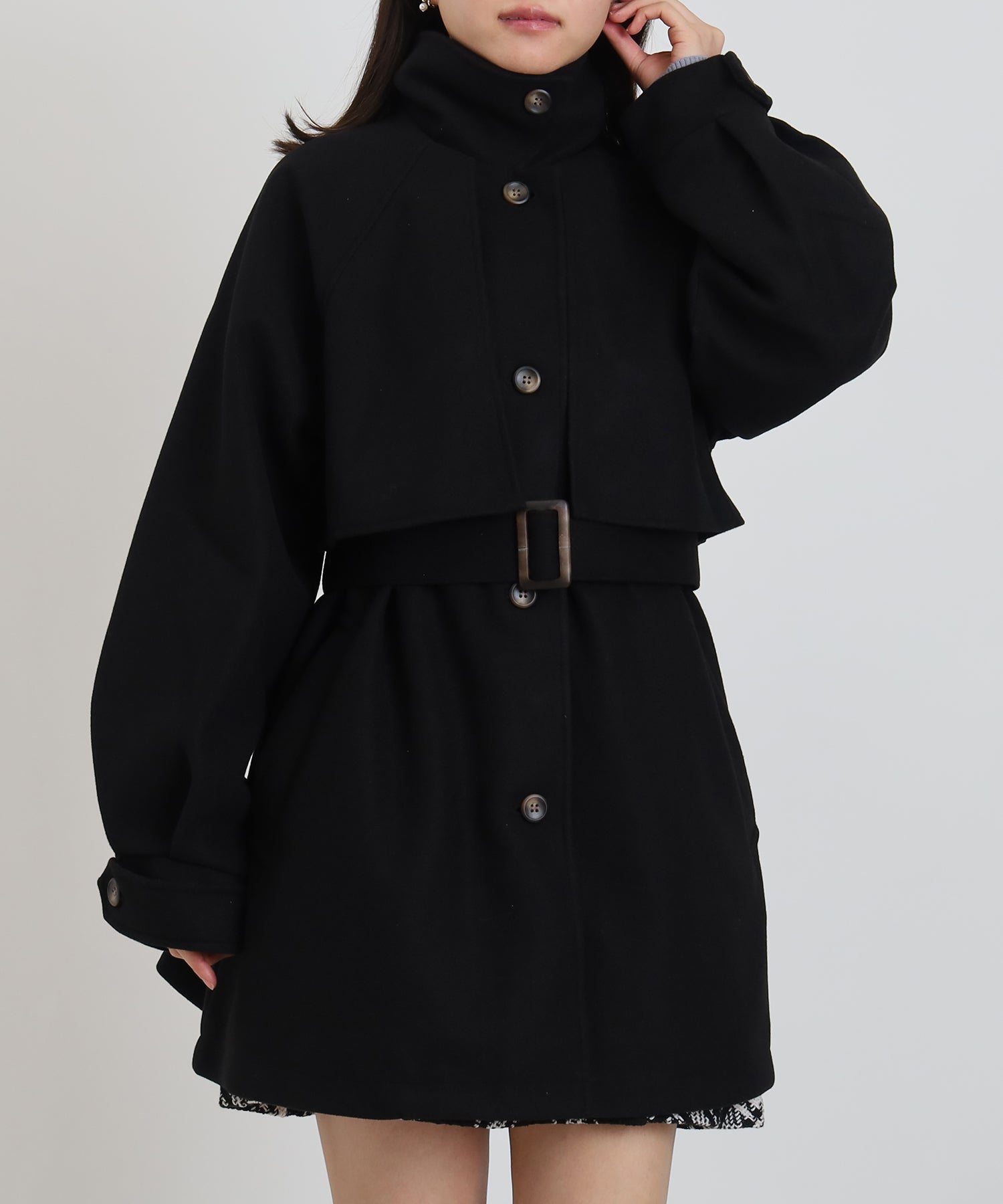 ブラック　model:156cm  着用サイズ：M