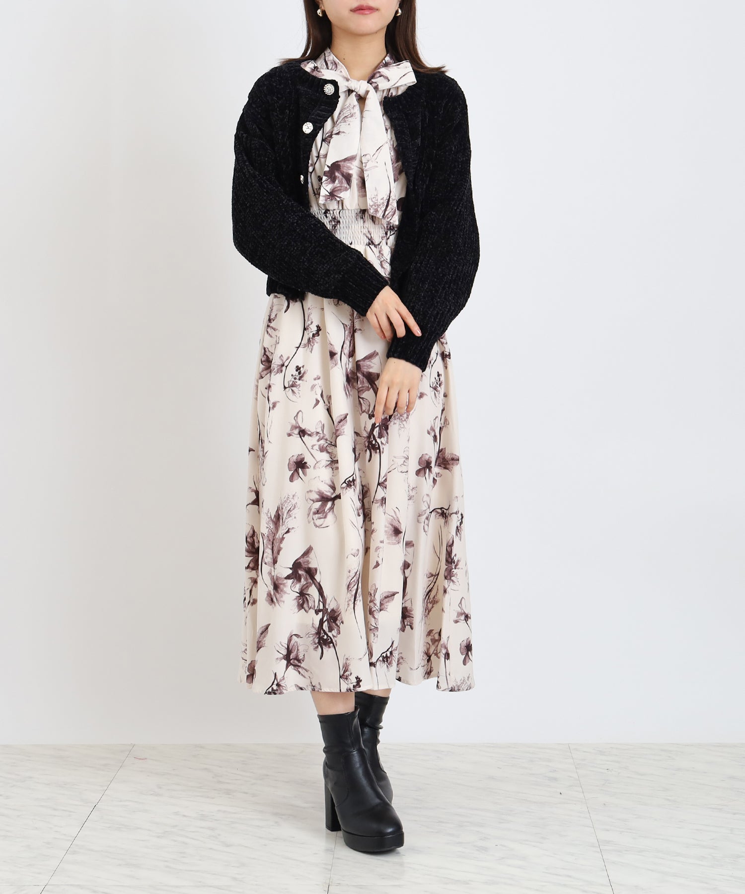 ブラック　model：156　着用サイズ：M