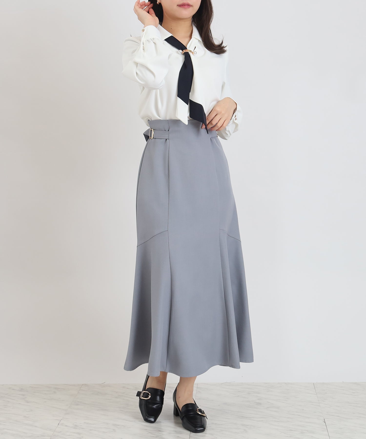 ホワイト　model:156cm  着用サイズ：M