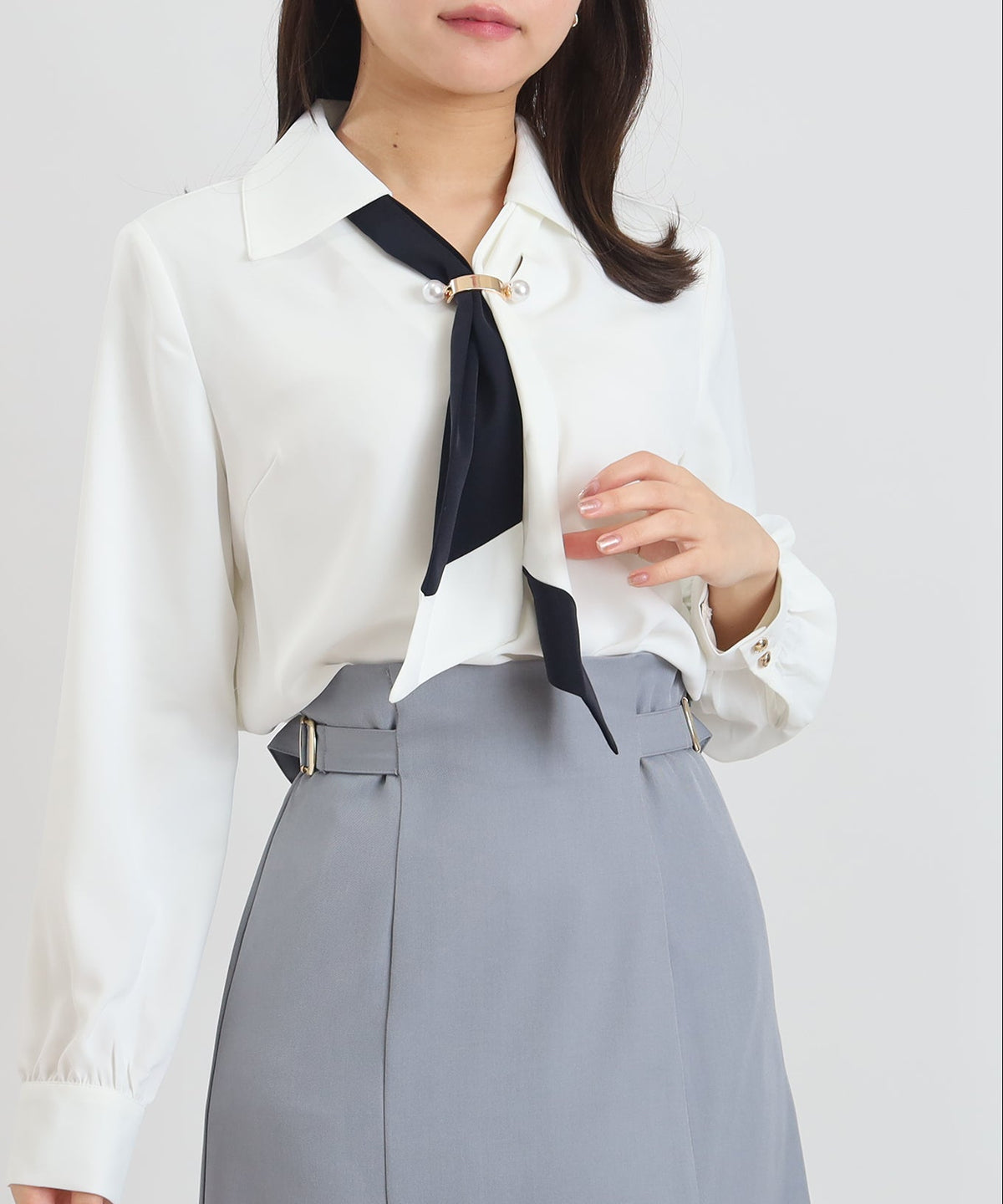 ホワイト　model:156cm  着用サイズ：M