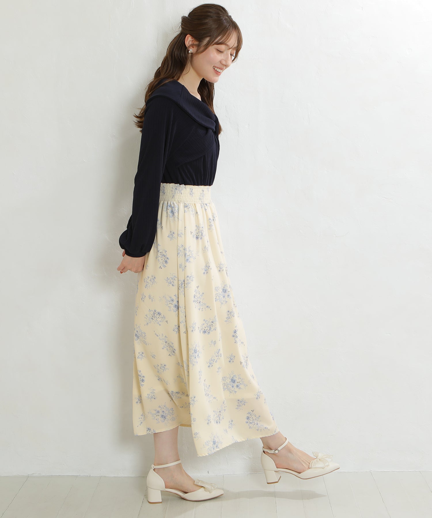 ネイビー　model:163cm  着用サイズ：M