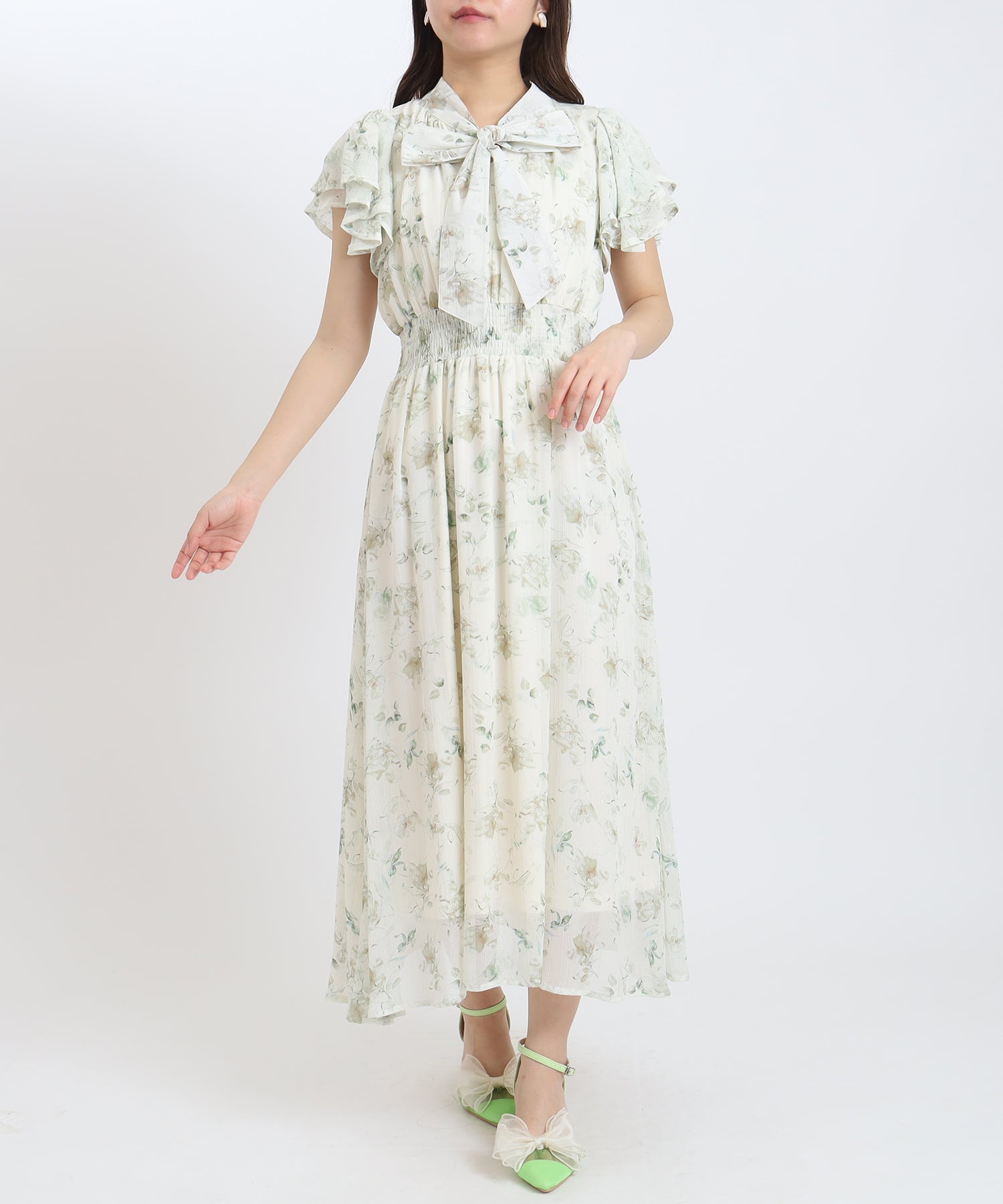 ベージュ　model：156　着用サイズ：S