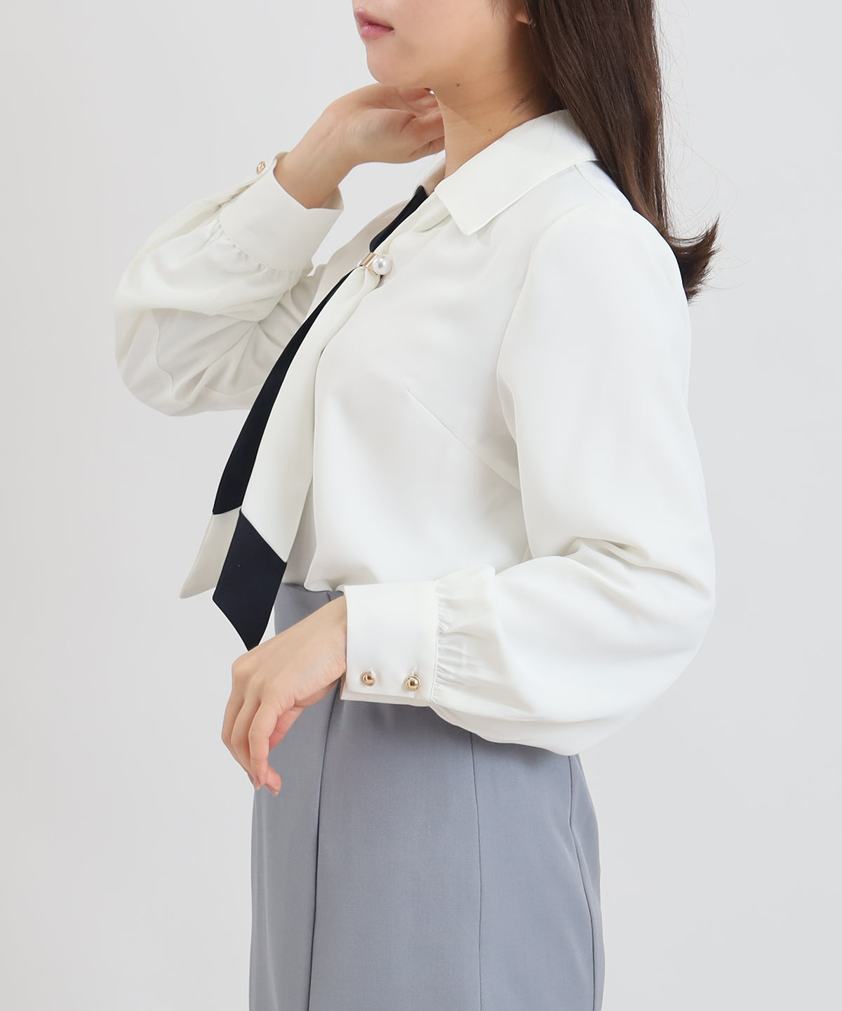 ホワイト　model:156cm  着用サイズ：M