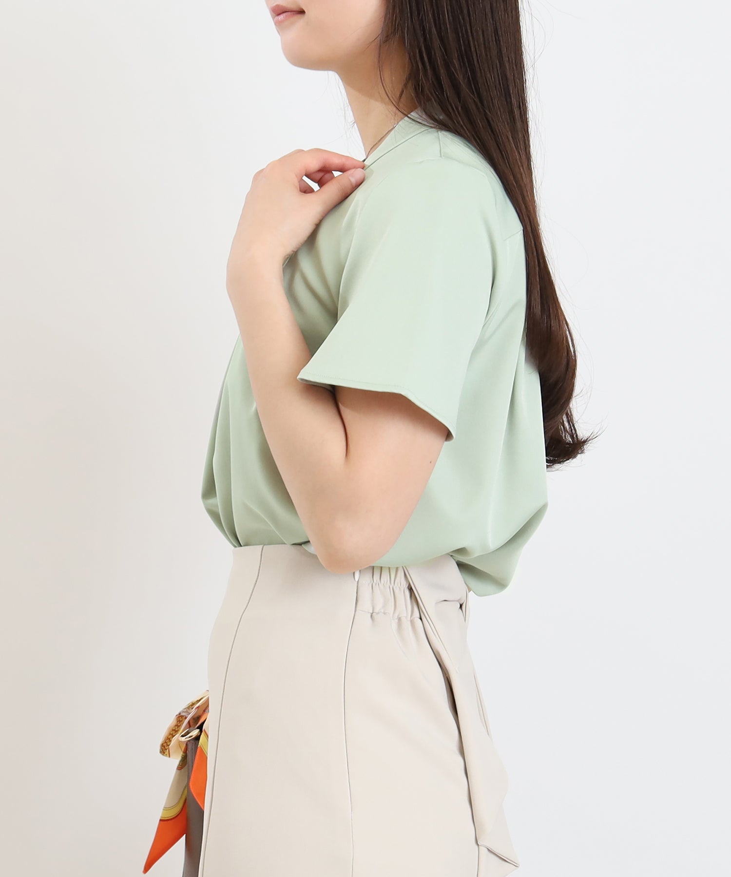 ミント　model:160cm   着用サイズ：S