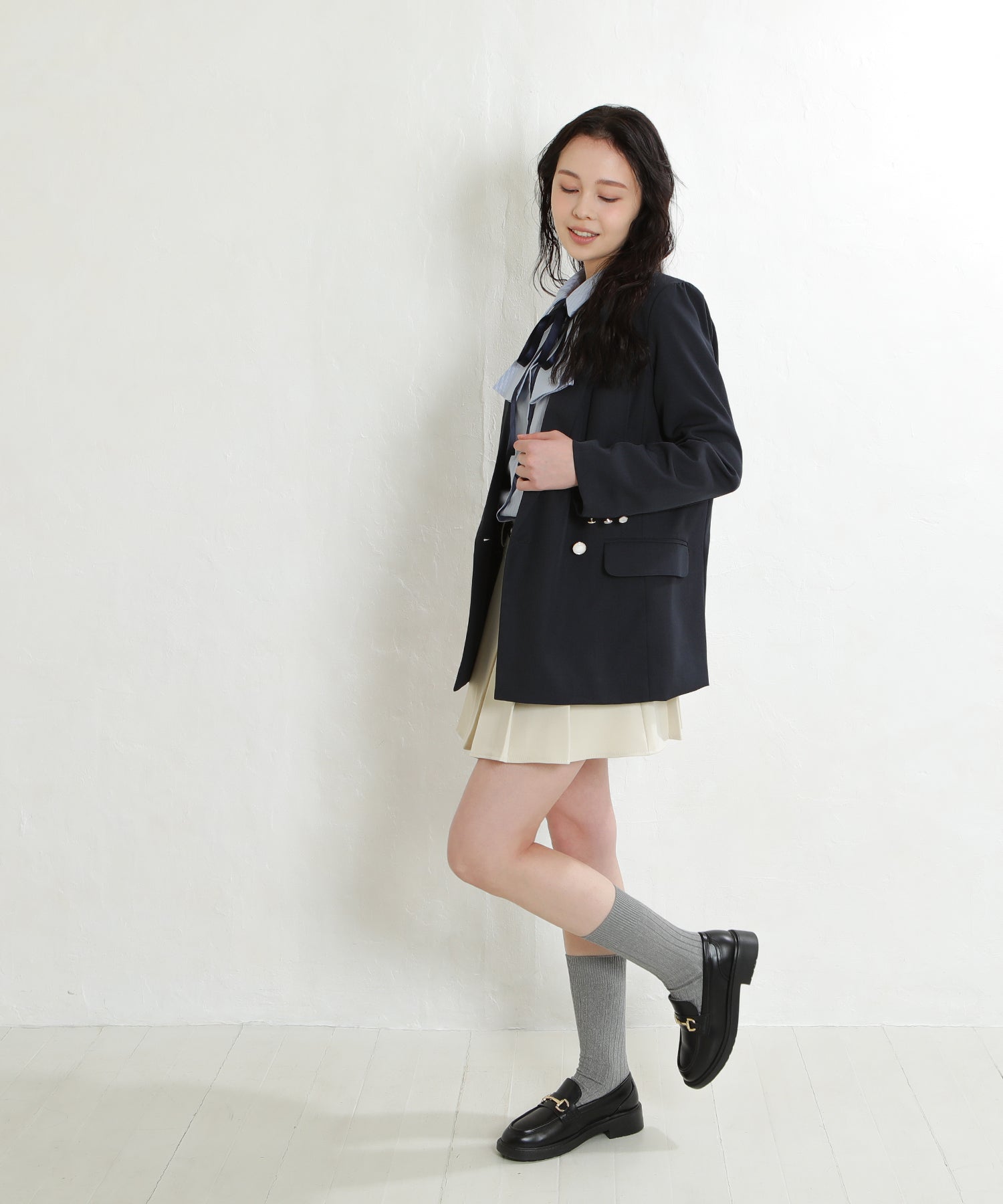 ネイビー　model：171　着用サイズ：M