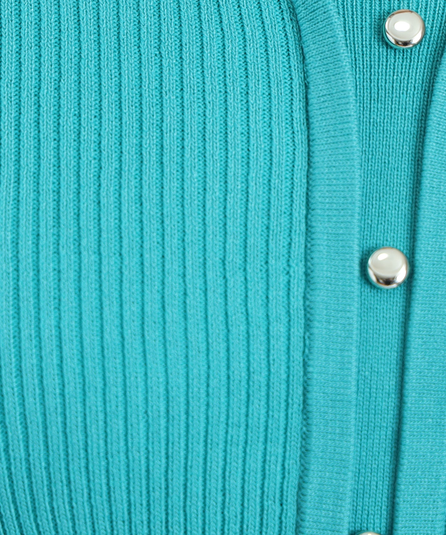 フロントボタンフェイクレイヤードニット(配色・無地)