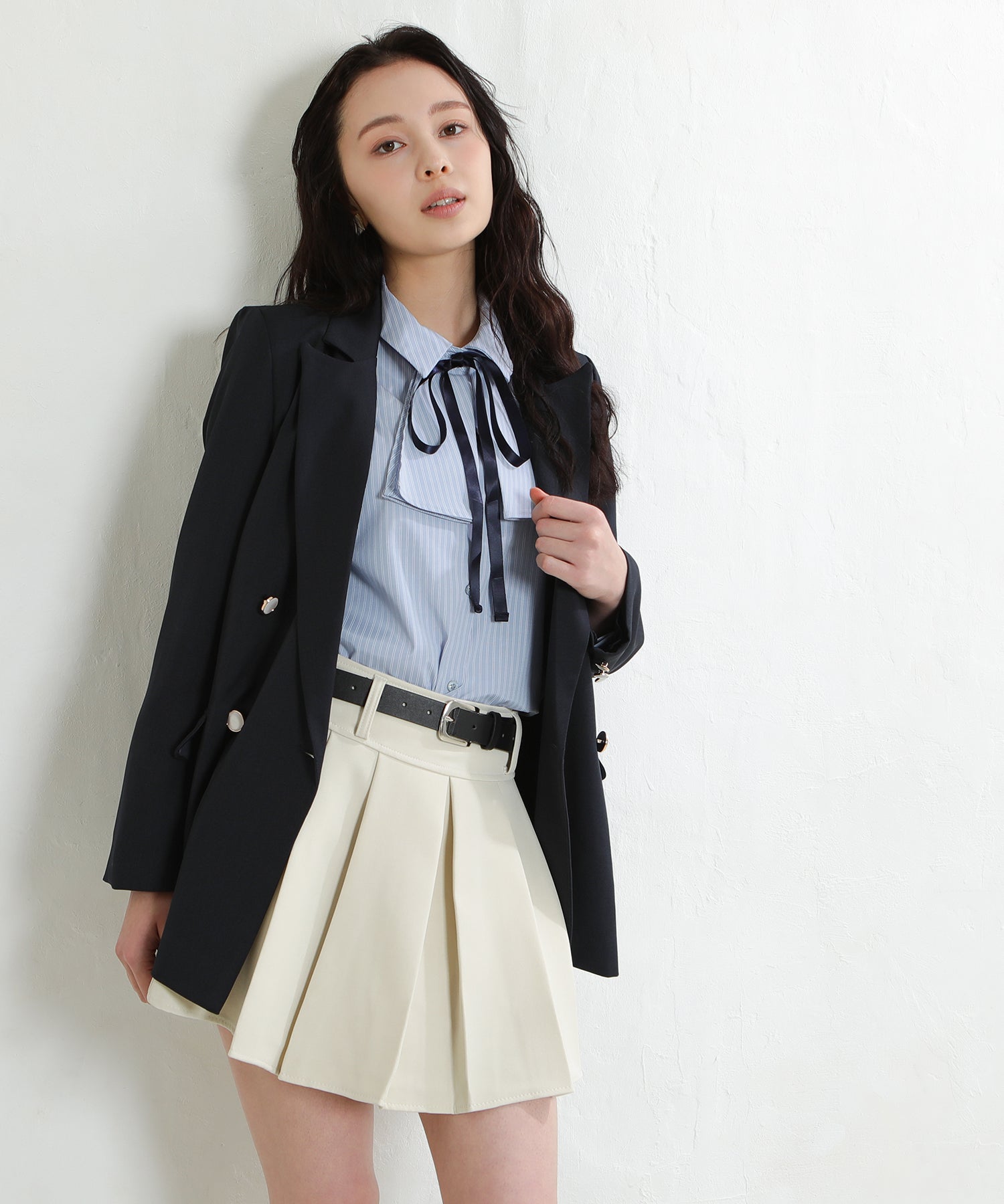 ネイビー　model：171　着用サイズ：M