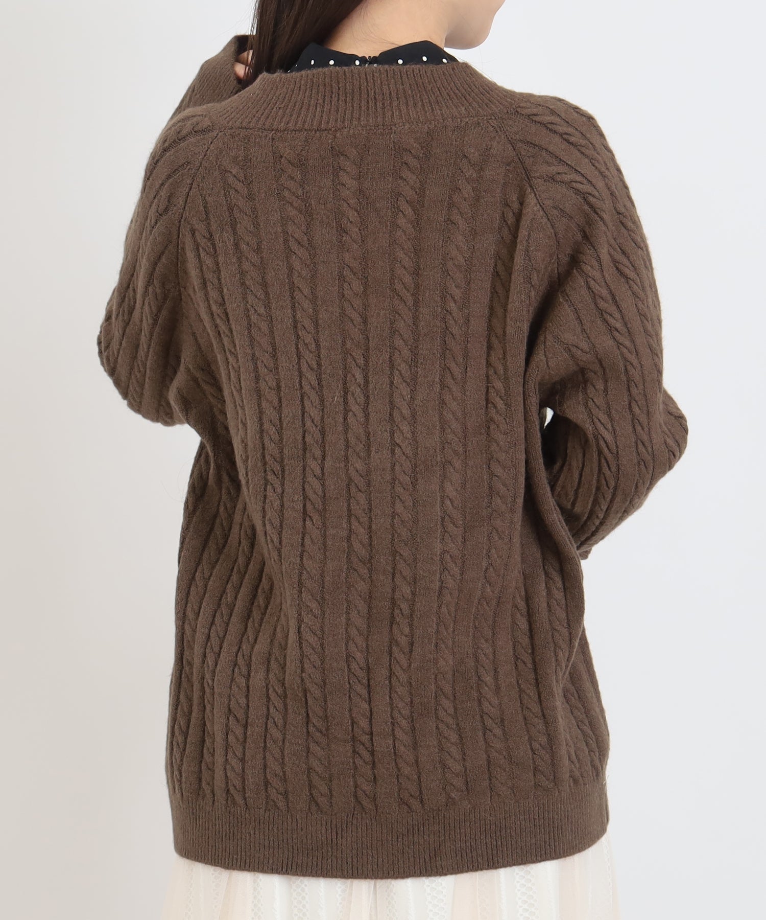 ブラウン　model：156　着用サイズ：M