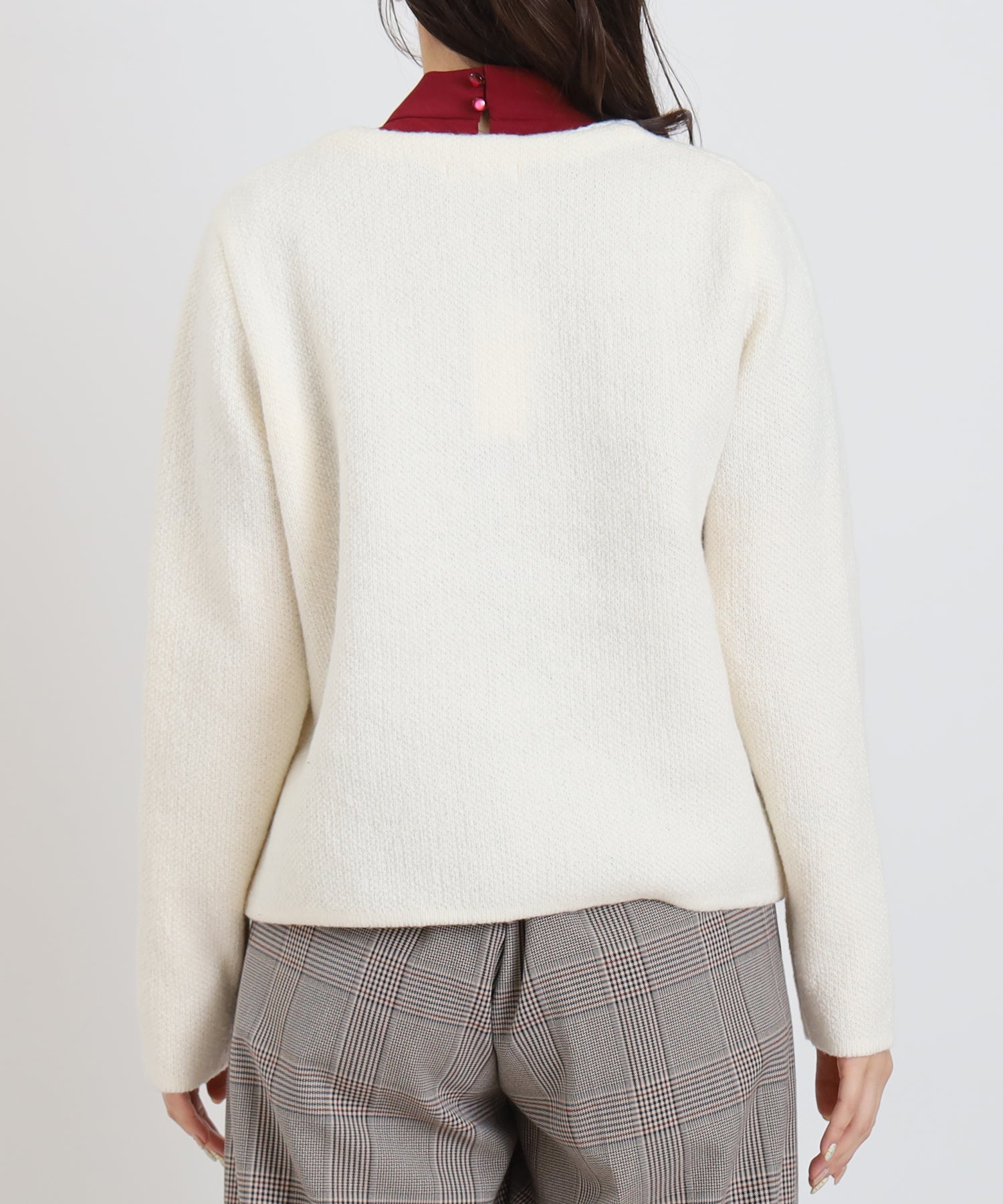 モヘアニットジャケット