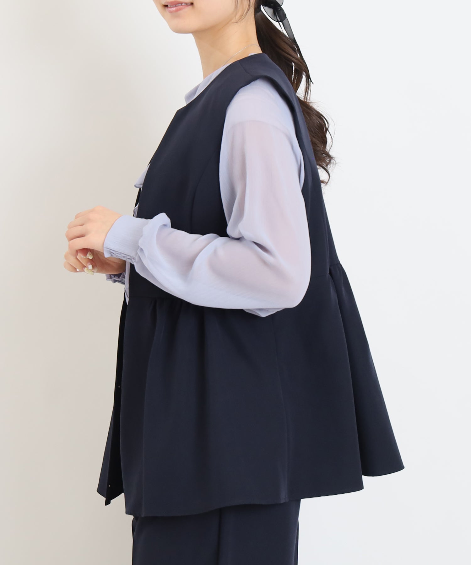 ネイビー　model:160cm   着用サイズ：M