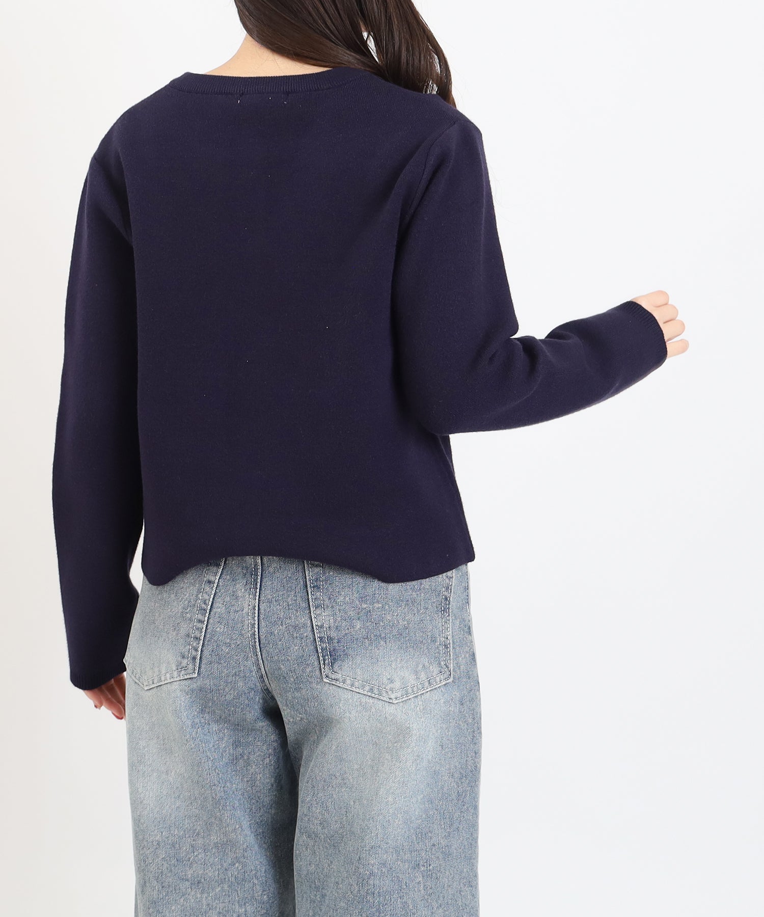 ネイビー　model：160　着用サイズ：M