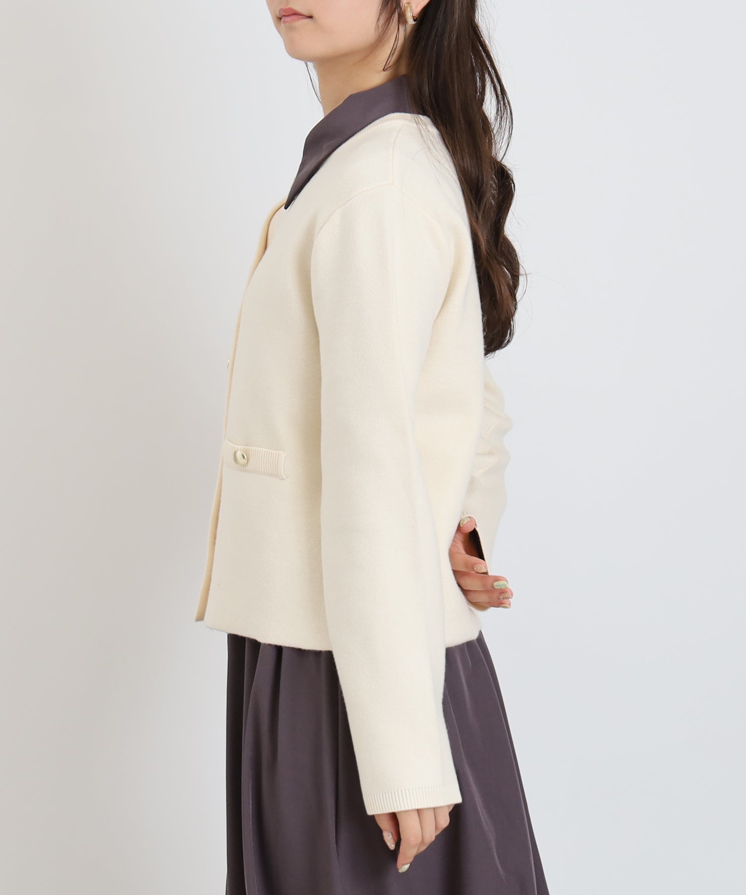 アイボリー　model:160㎝　着用サイズ：M