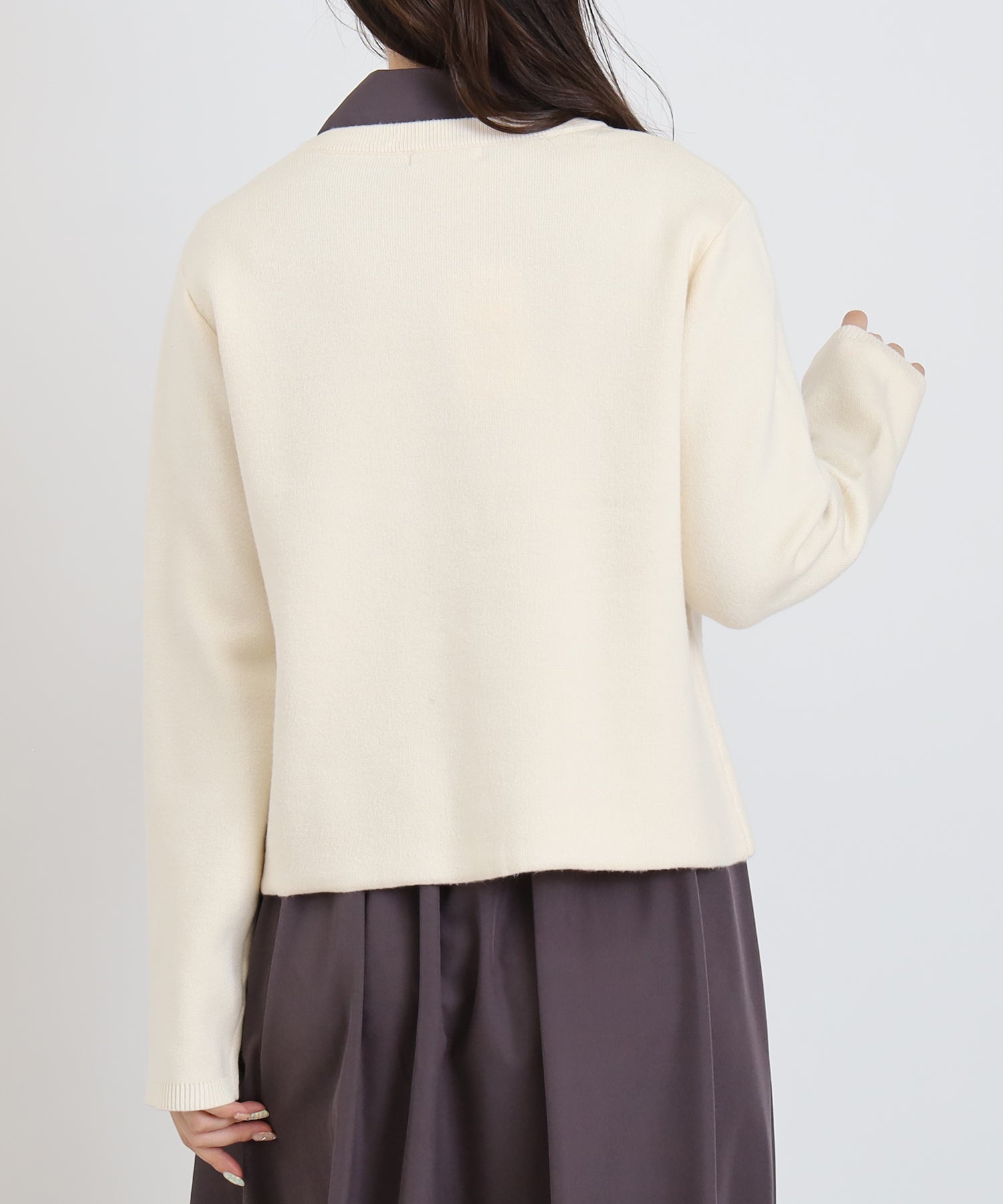 アイボリー　model:160㎝　着用サイズ：M