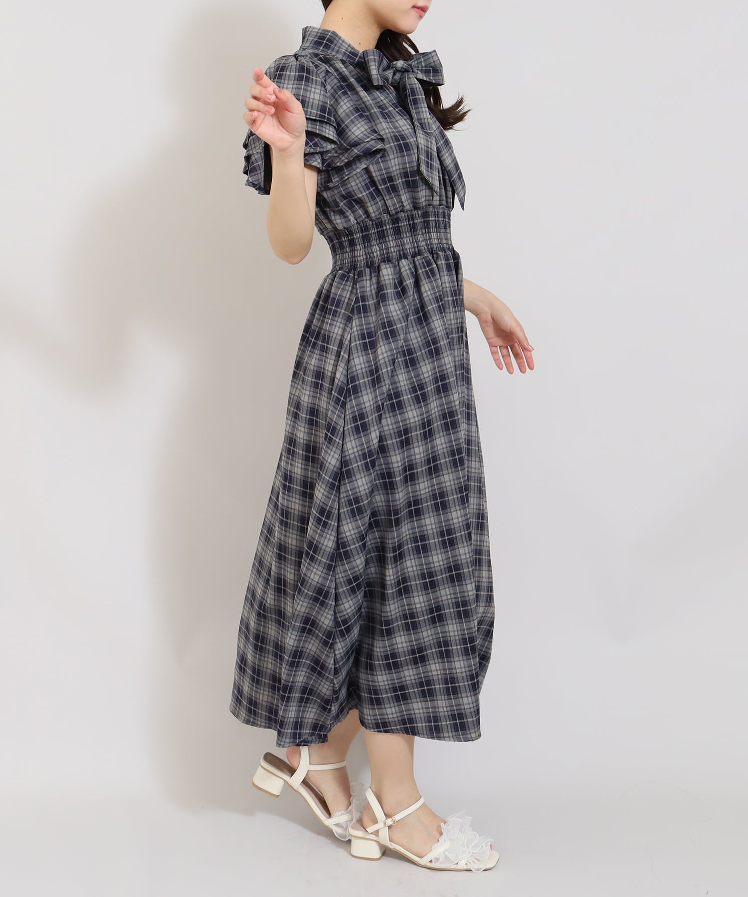 ネイビー　model:156cm  着用サイズ：S
