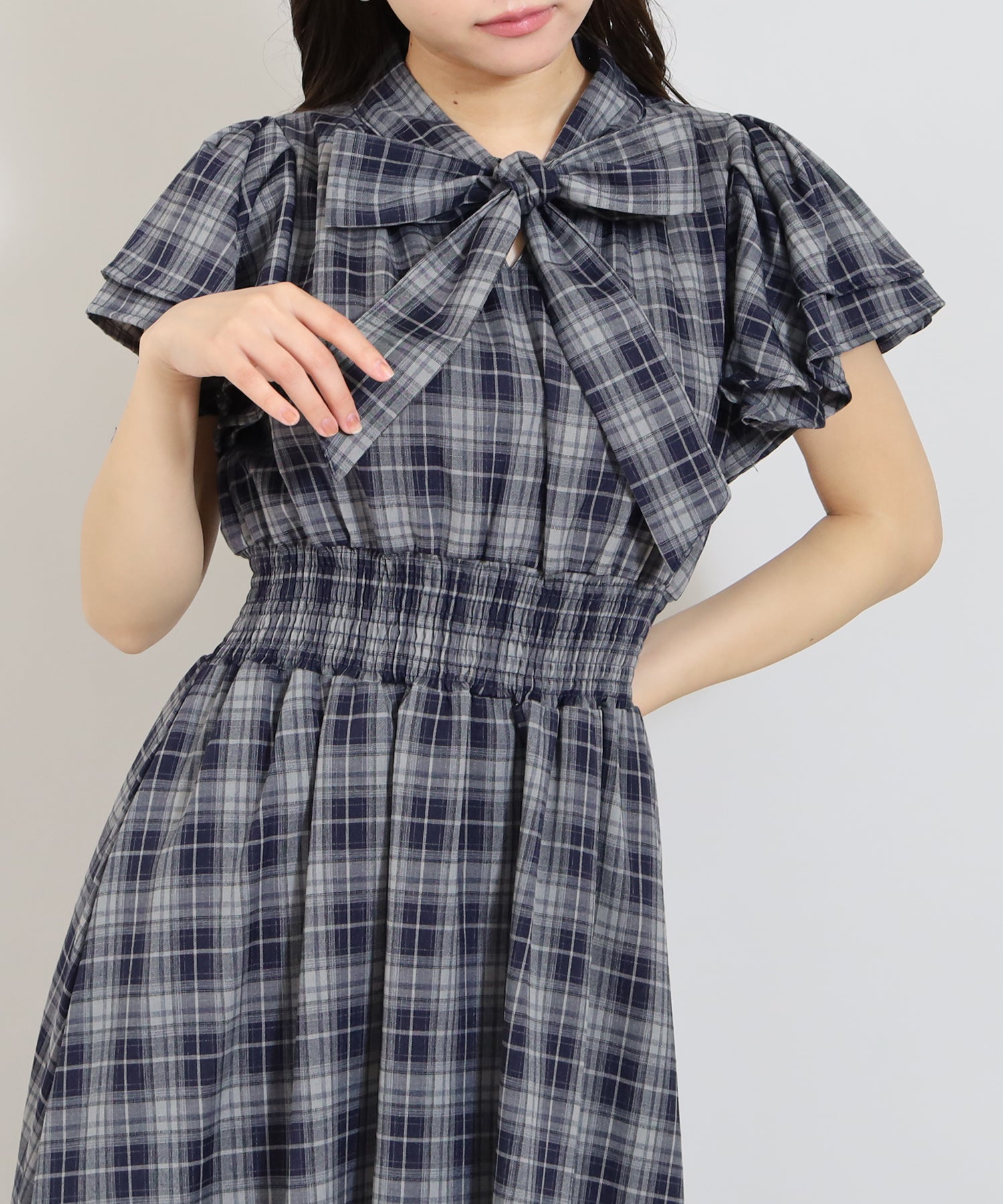 ネイビー　model:156cm  着用サイズ：S