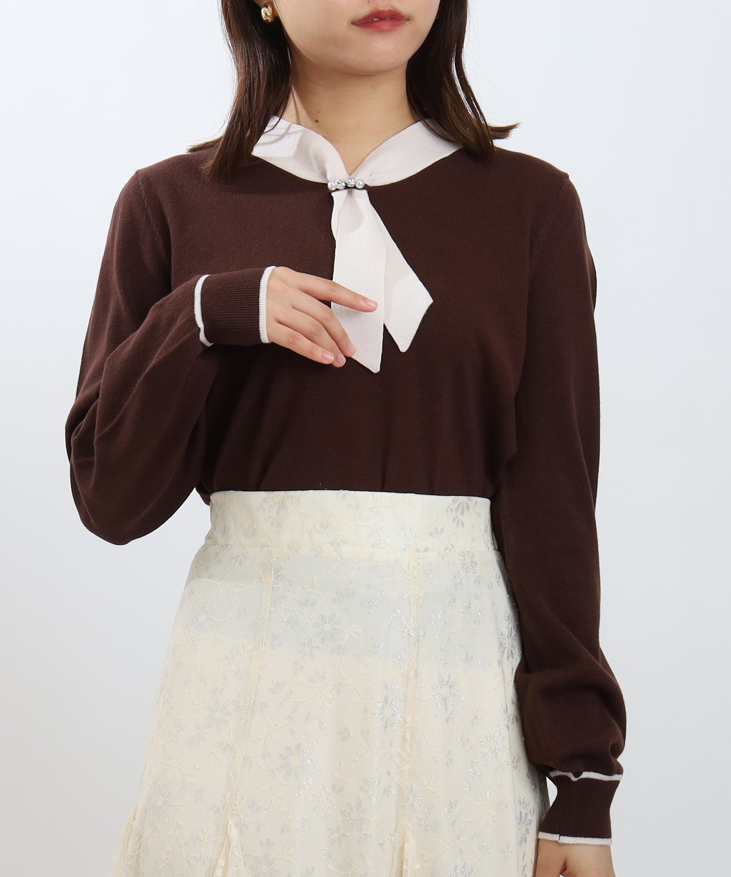 ブラウン　model：156　着用サイズ：M