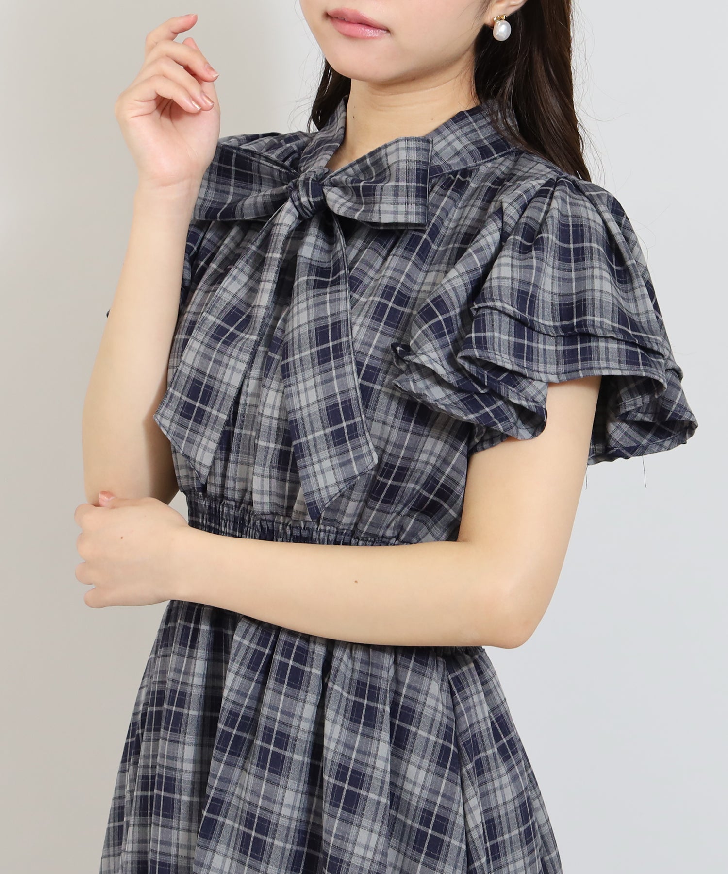 ネイビー　model:156cm  着用サイズ：S
