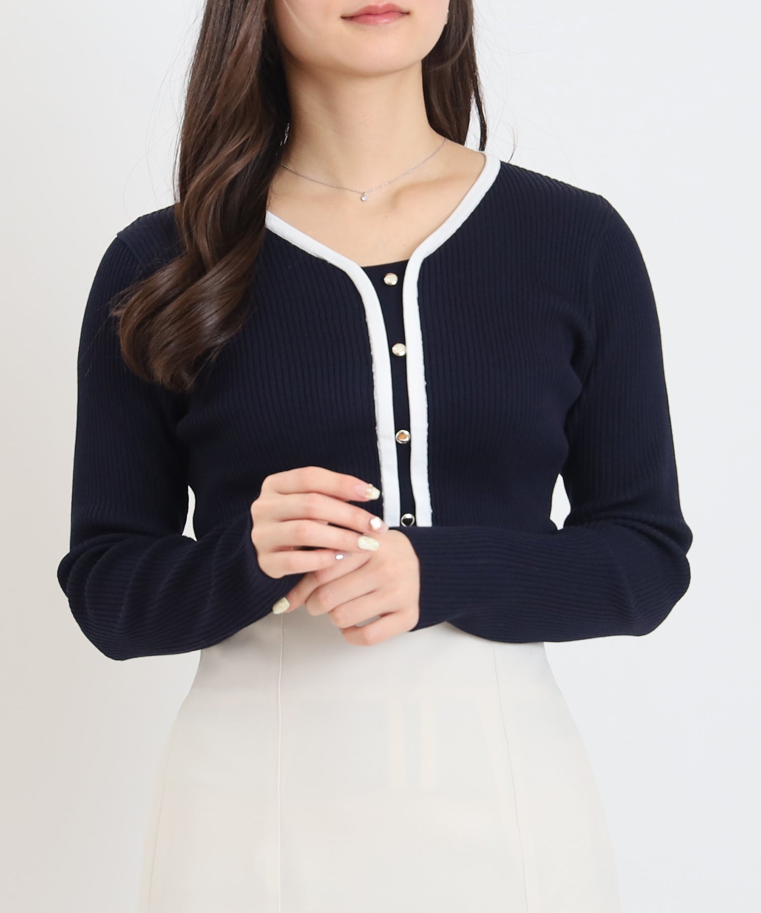 ネイビー　model：160　着用サイズ：M