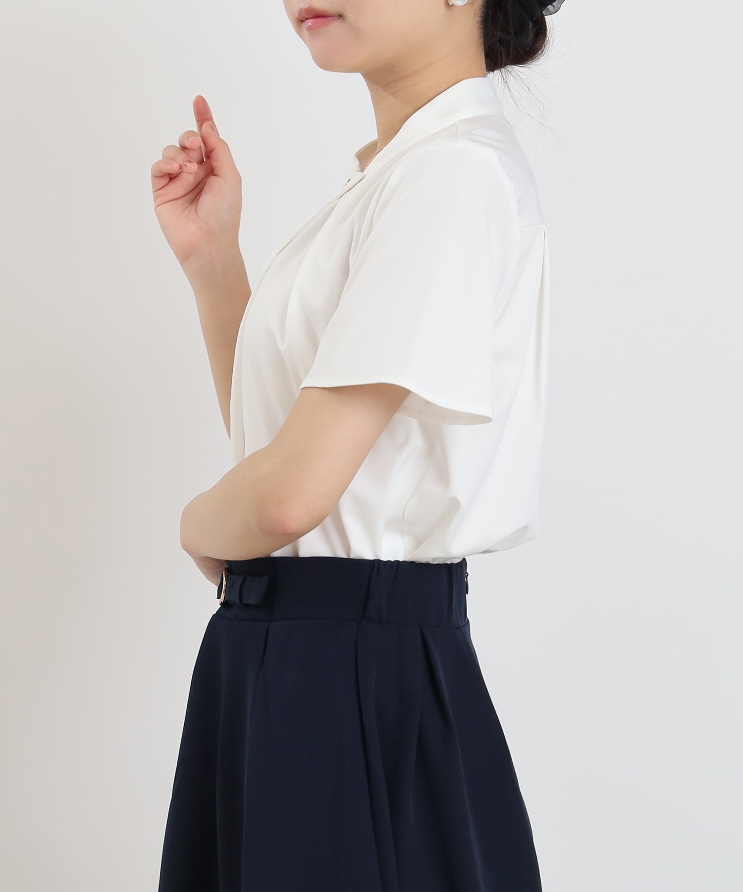 ホワイト　model:156cm   着用サイズ：S