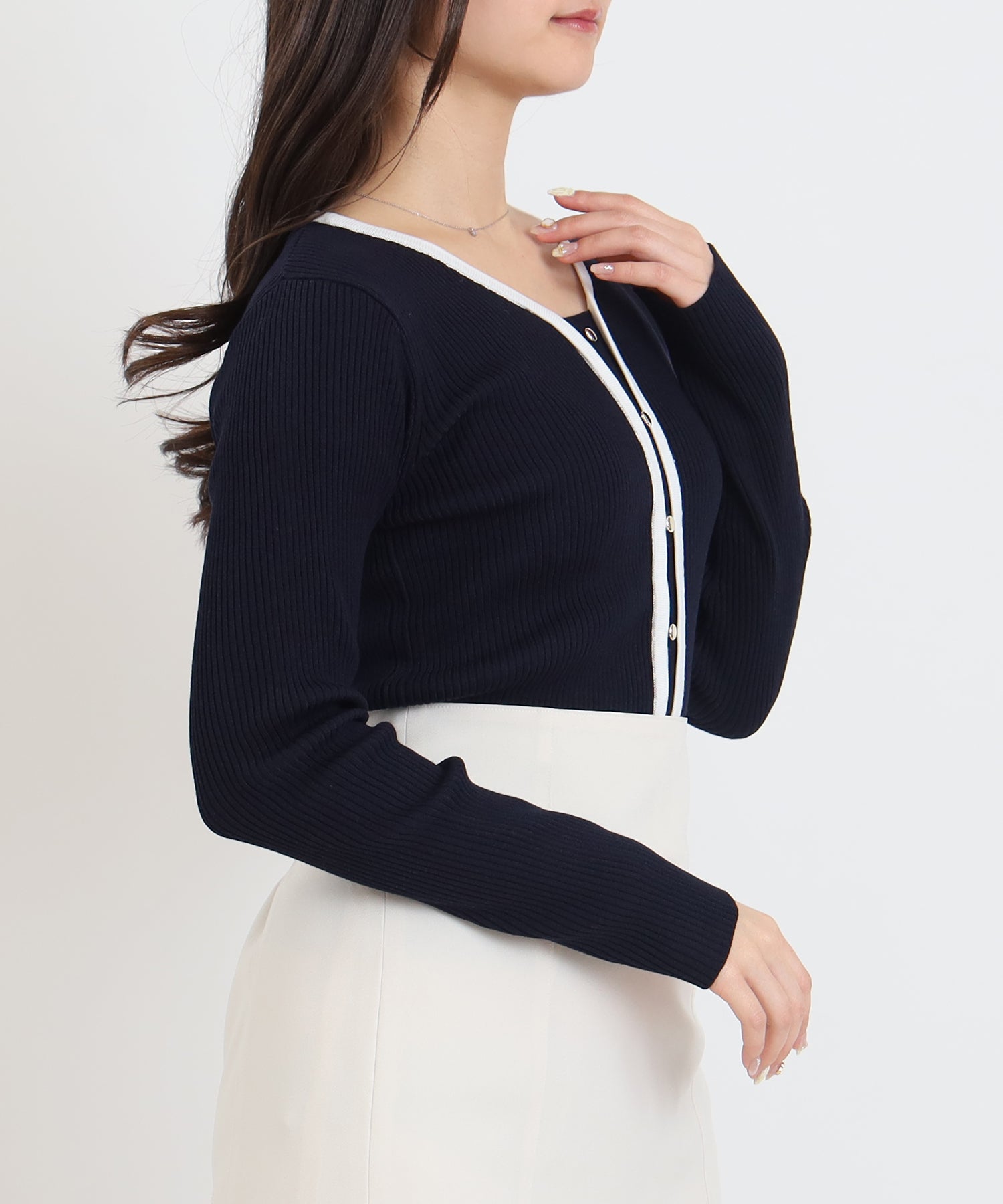 ネイビー　model：160　着用サイズ：M