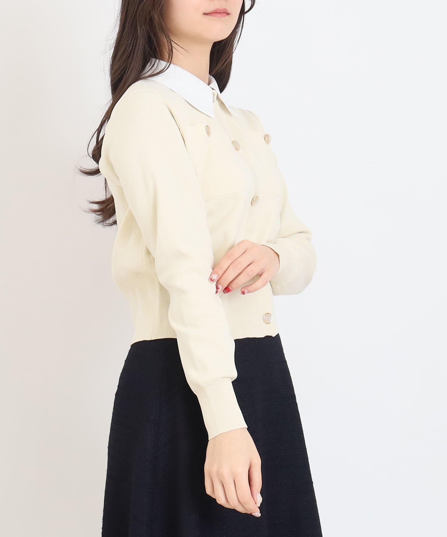 アイボリー　model：160　着用サイズ：M