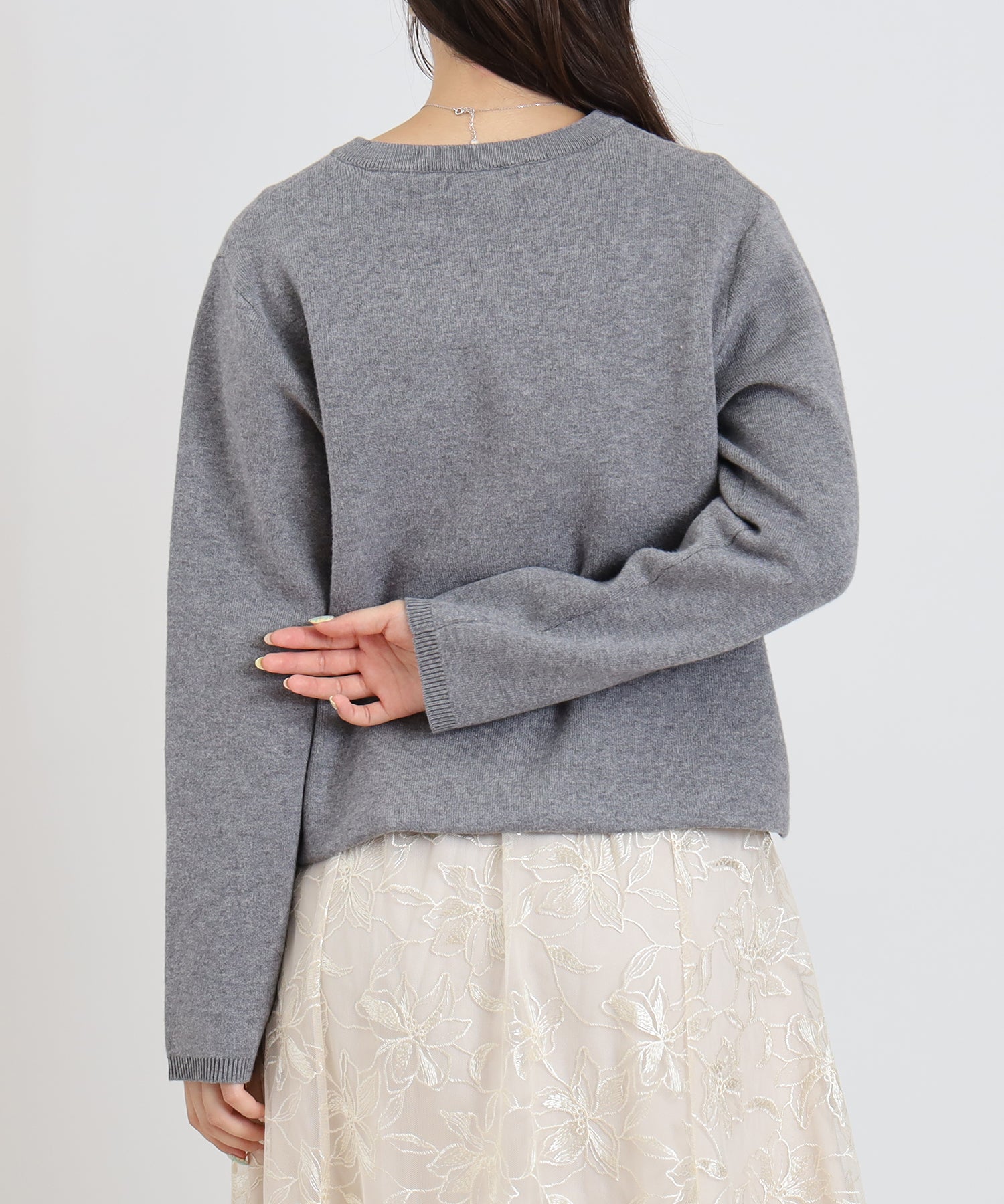 チャコール　model:160㎝　着用サイズ：M