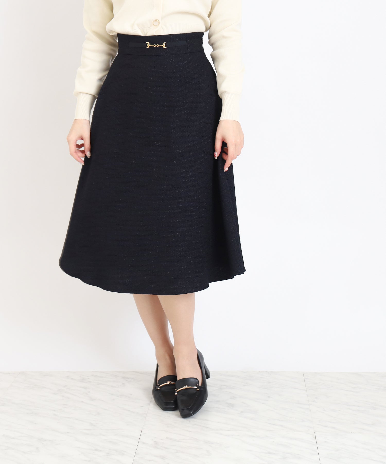 ネイビー　model:160 　着用サイズ：M