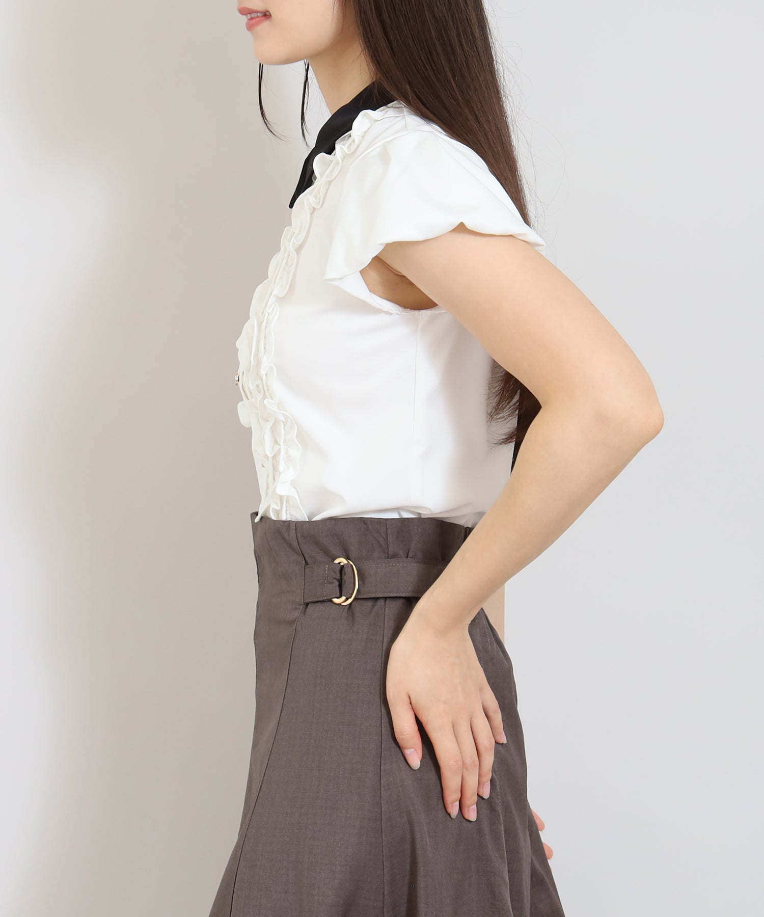 ホワイト　model:160cm  着用サイズ：M